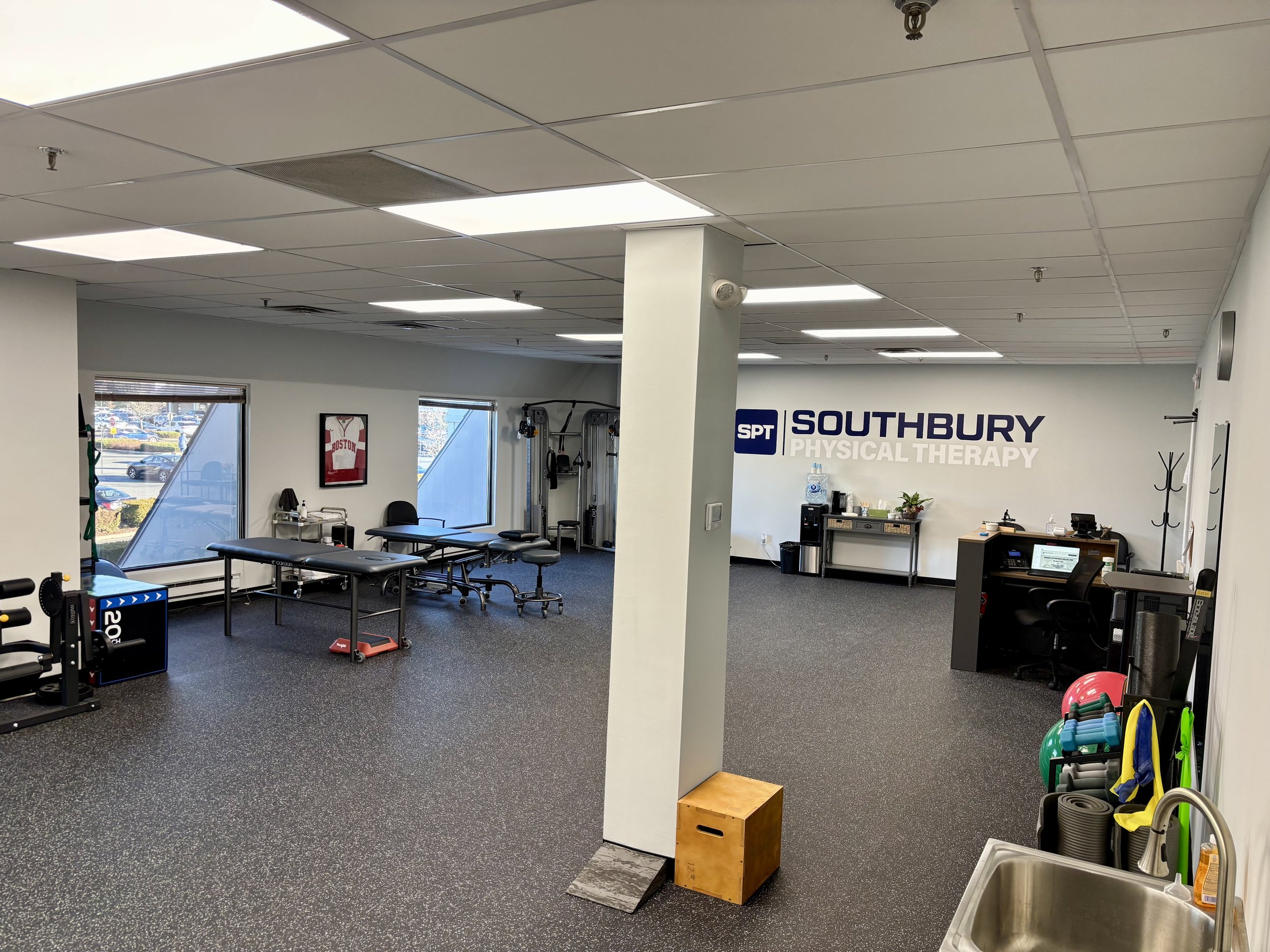 Physical Therapy Practice Space Tables and Equipment