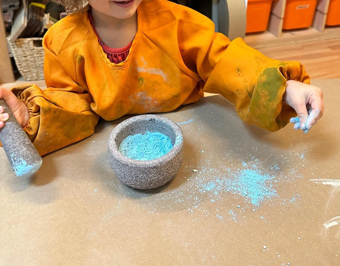 Every year, before the children begin, the staff meets to set an intention and decide on a theme to start the school year. This provides a grounding, common thread between the classrooms and helps facilitate collaboration and connection between the t