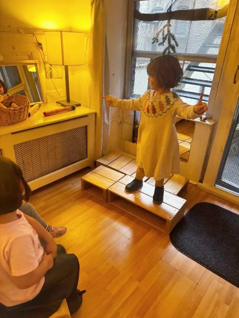 Following the Reggio philosophy, this year the Three&rsquo;s classroom curriculum is driven by the passions and interests of the children&mdash;performance! 🎤

Teachers carefully curate morning provocations and working time, focusing on the children