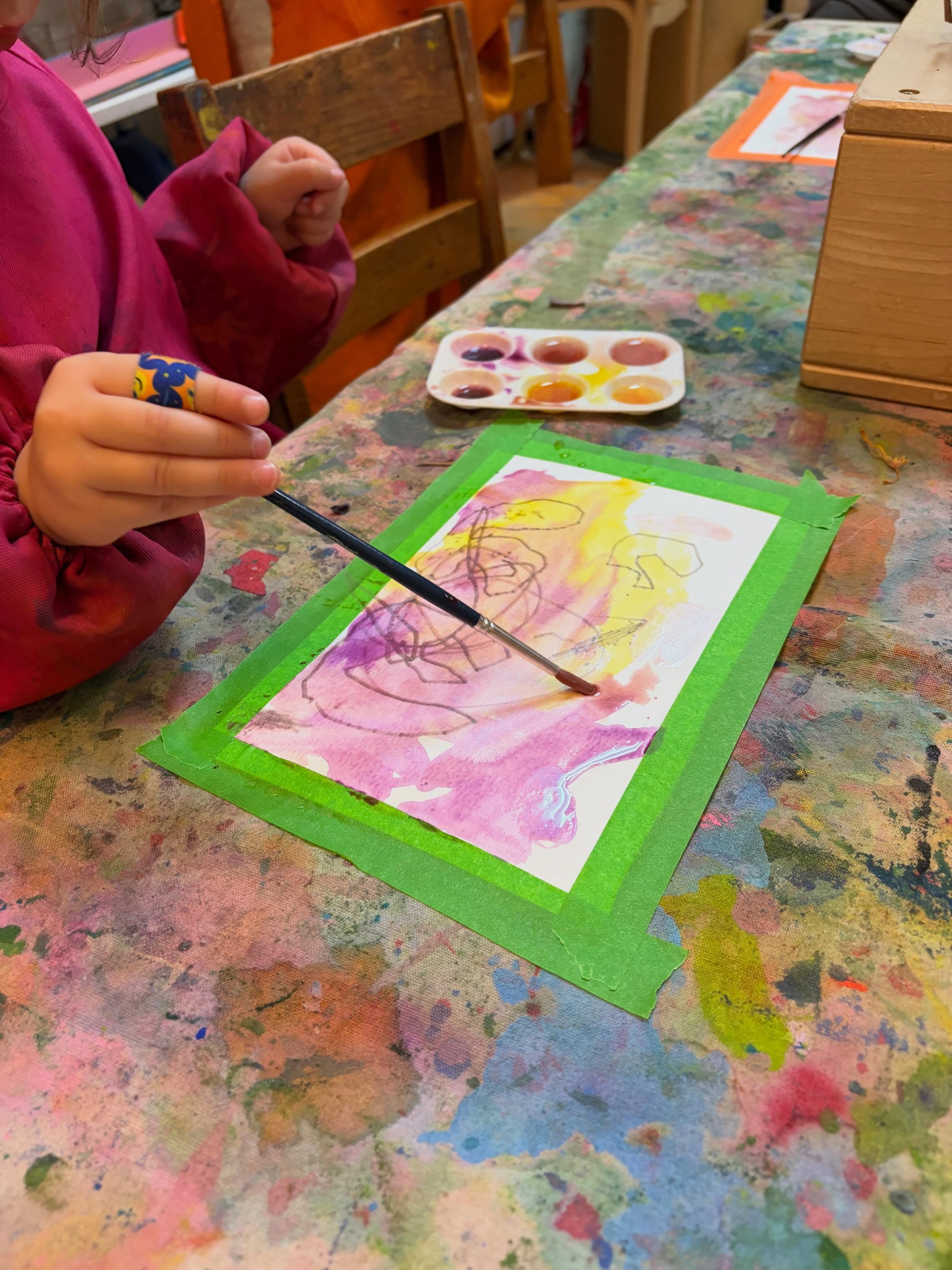 Spring flowers have inspired the children&rsquo;s creativity through still life artwork!

By using sketch and paint work, children are able to incorporate their ideas/perceptions of the flower&rsquo;s lines and dimensions 🌼🪻

#100languagesofchildre