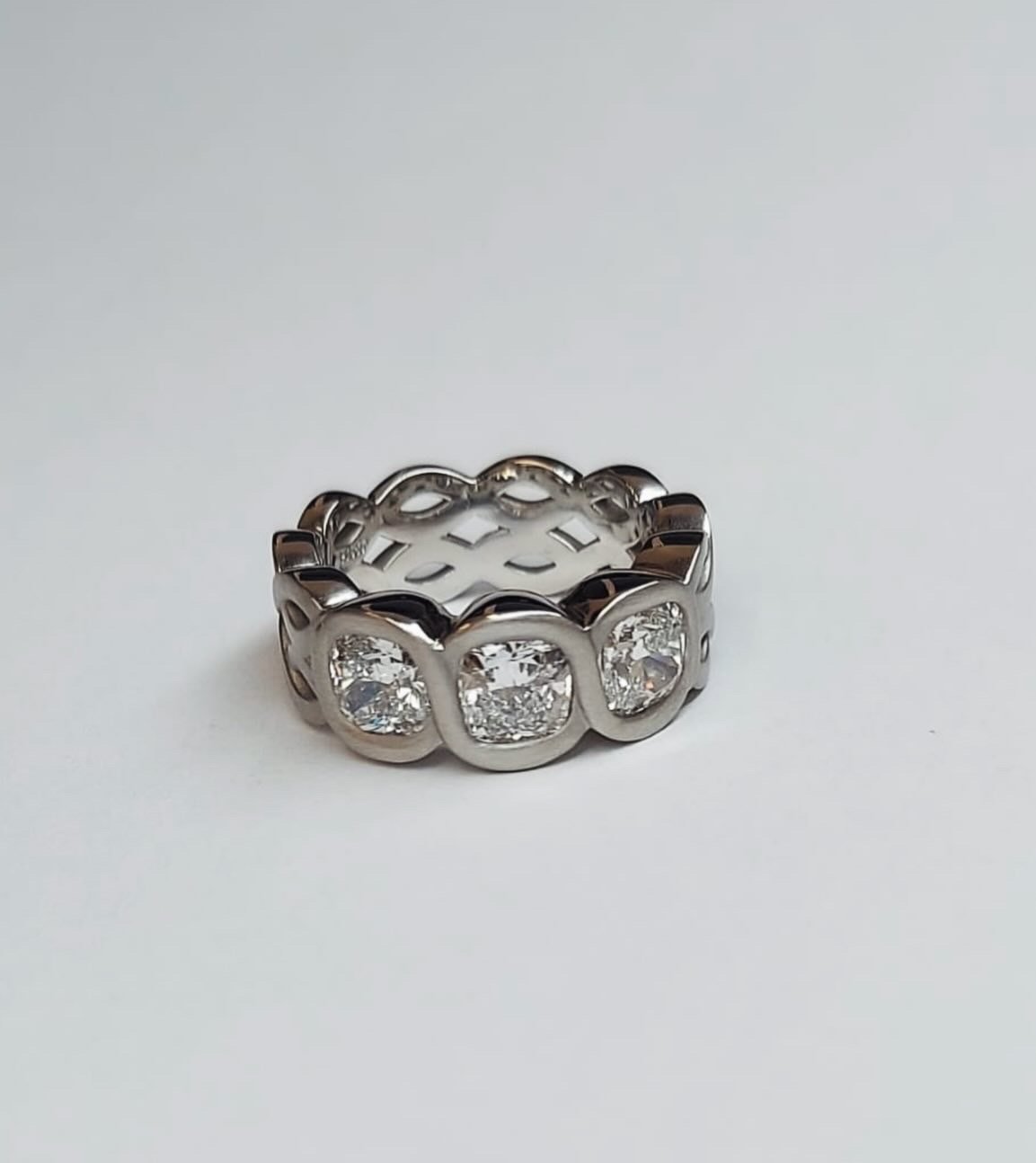 Men's Platinum Viking Ring