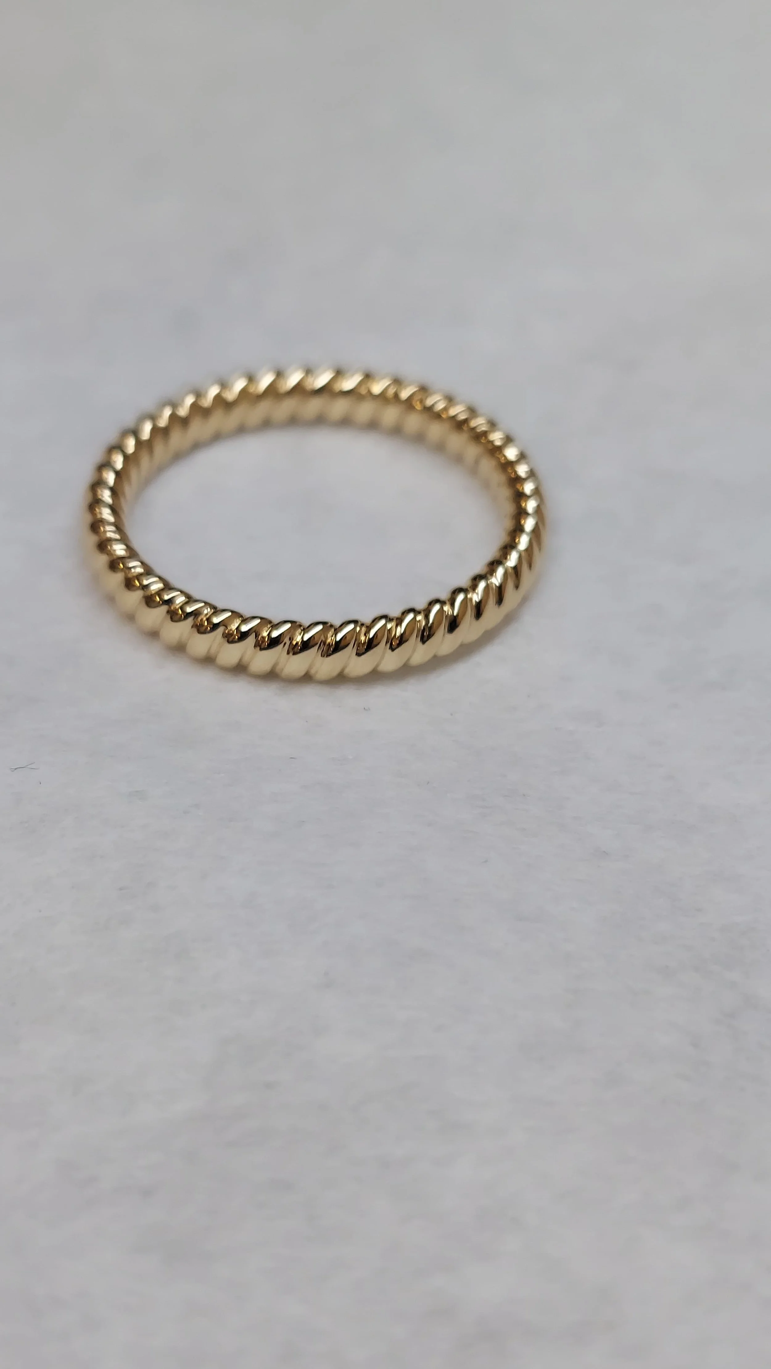 Gold Twist Ring
