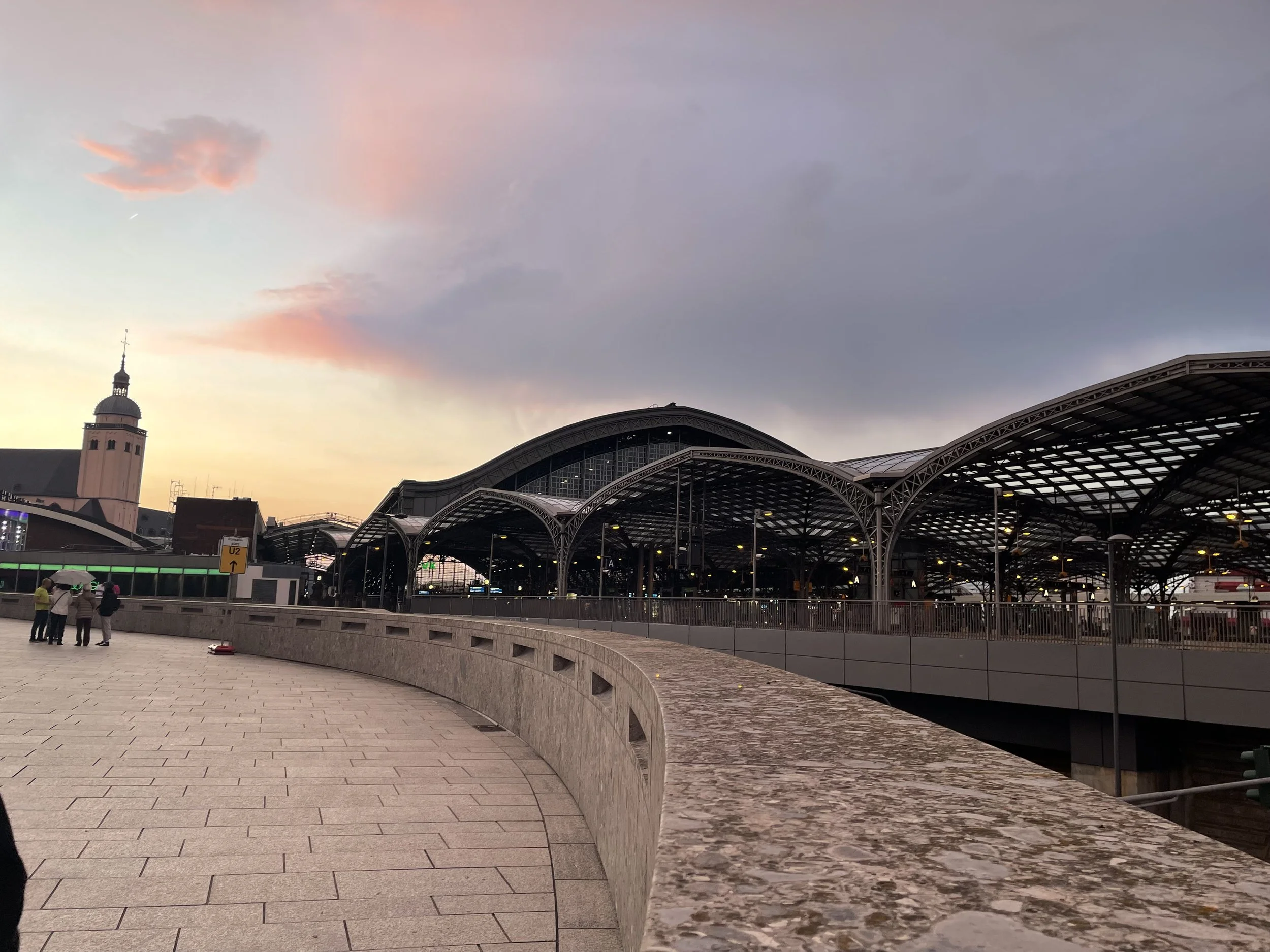 Cologne Central Station, Köln Hauptbahnhof, in Cologne, Germany
