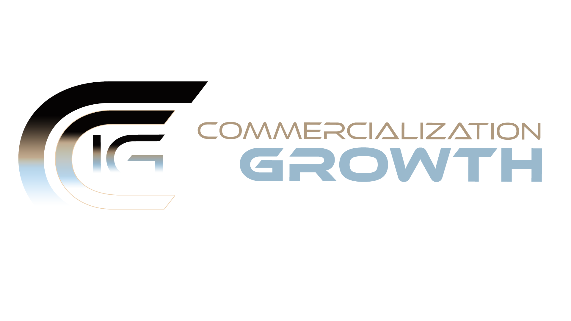 Logo for the Commercialization & Growth Accelerator at Miles College, featuring stylized C and G letters and text highlighting its focus on innovation, growth, and acceleration.