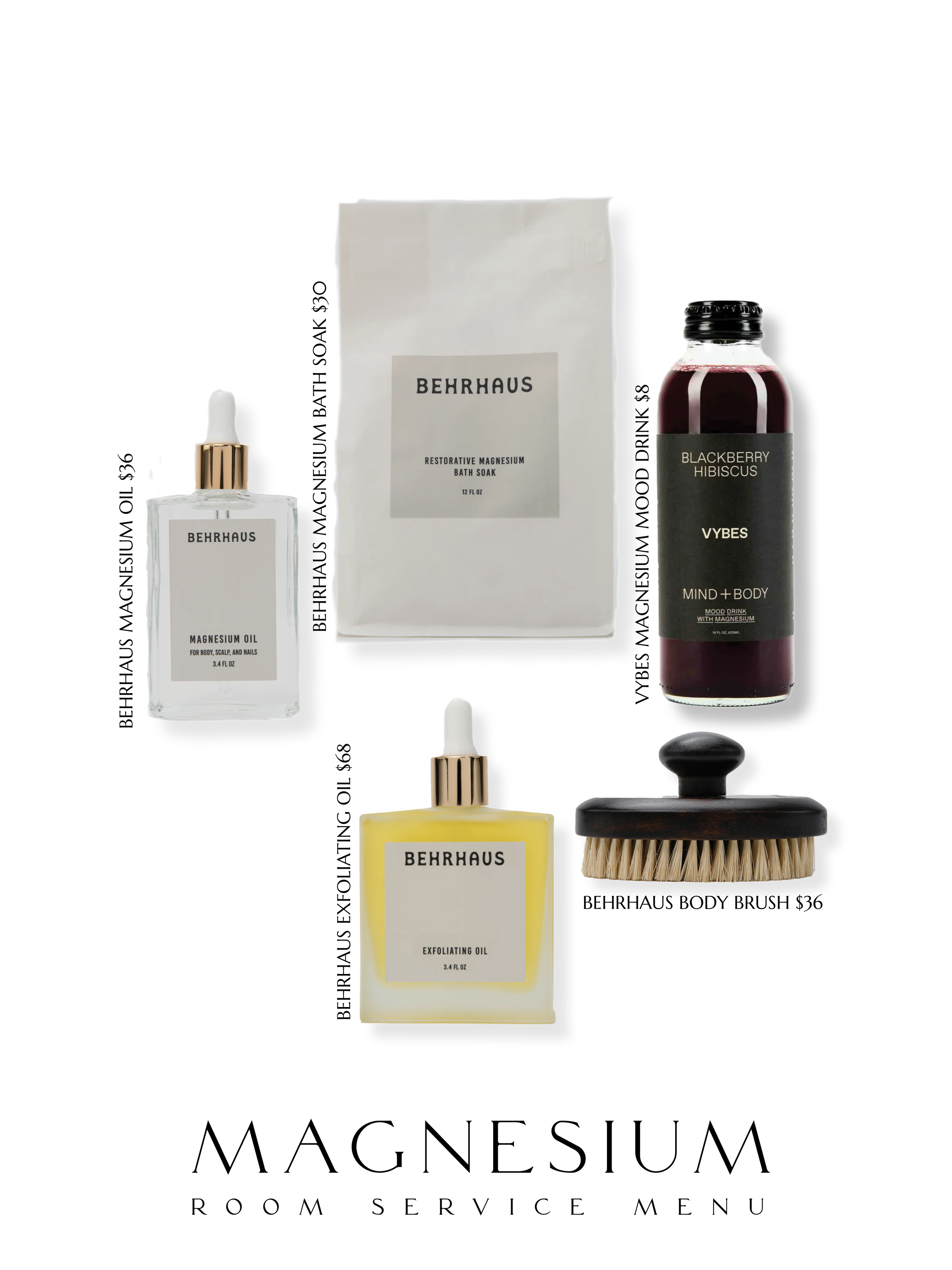 Magnesium Room Service Gift Set