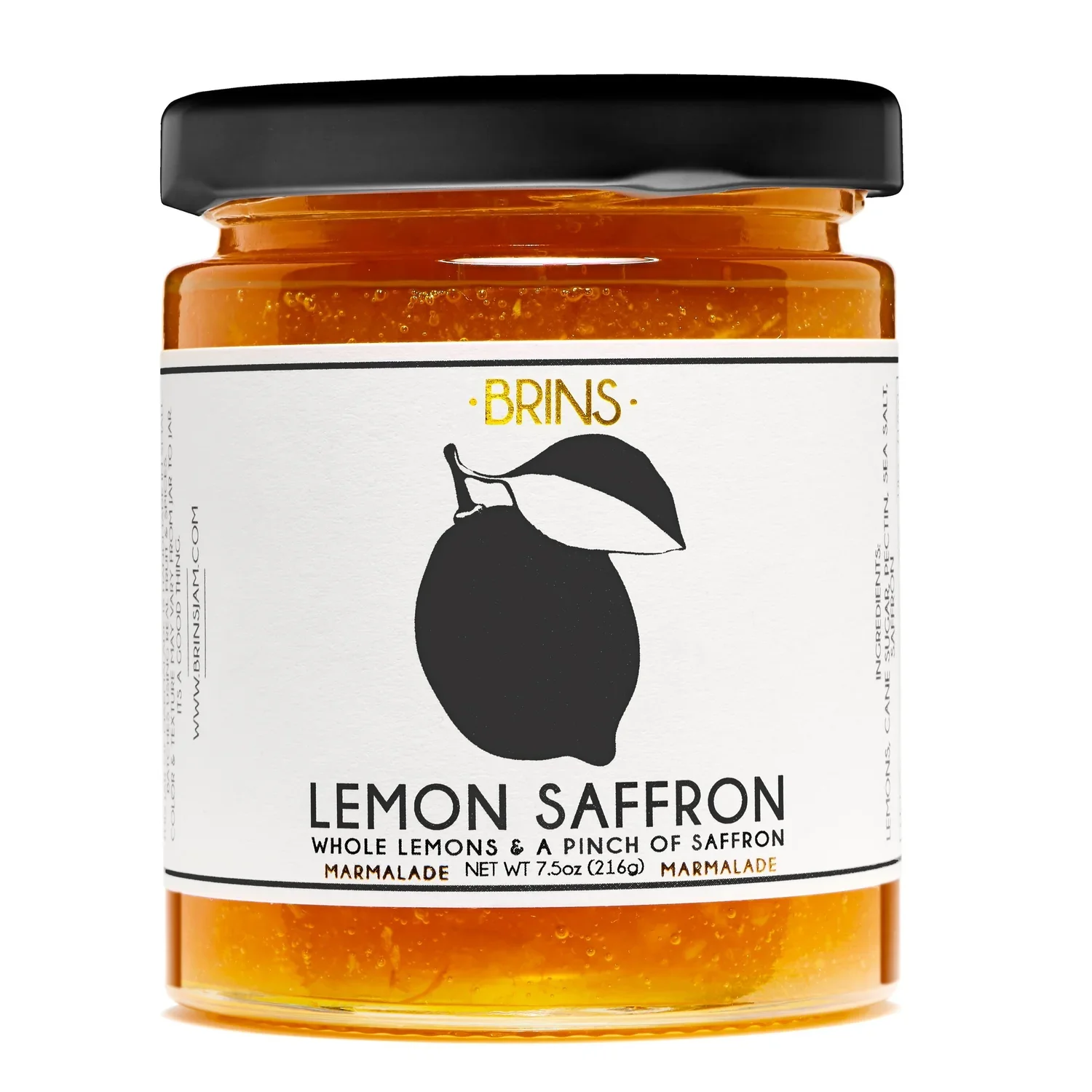 BRINS LEMON SAFFRON JAM