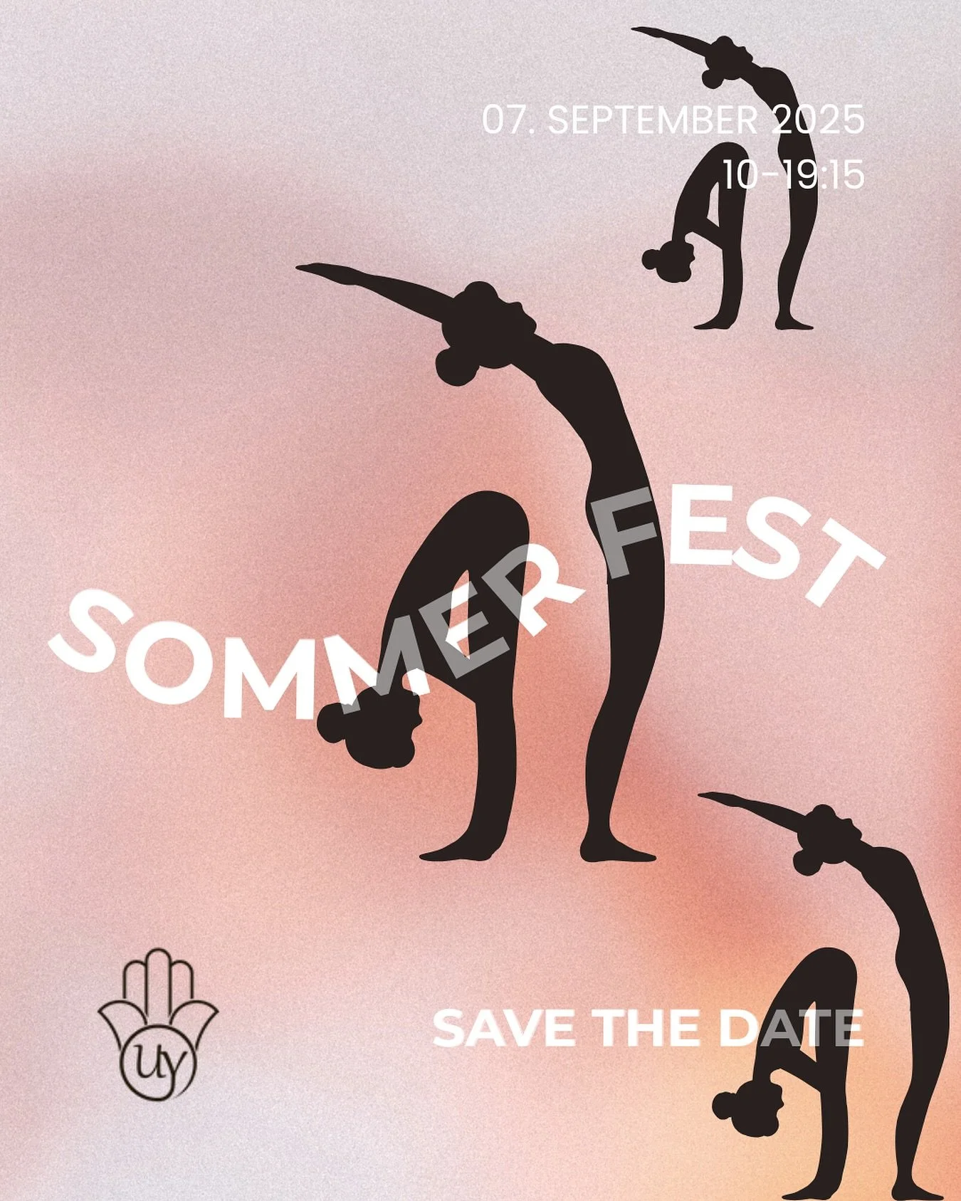 ✨ Save the Date ✨

Am Sonntag, 07.09. feiern wir unser Sommerfest im Studio &ndash; und du bist eingeladen! 💛

Weil ihr das seid, was URBAN ausmacht &ndash; unsere Kula, unsere Community.

Deshalb schenken wir euch einen Tag voller kostenloser Class