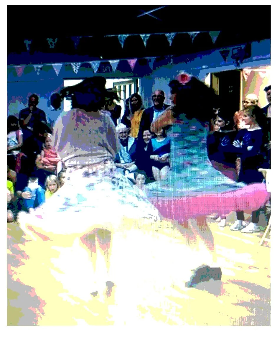 Miss Emma's Dancing performing at a Vintage Fete fundraiser