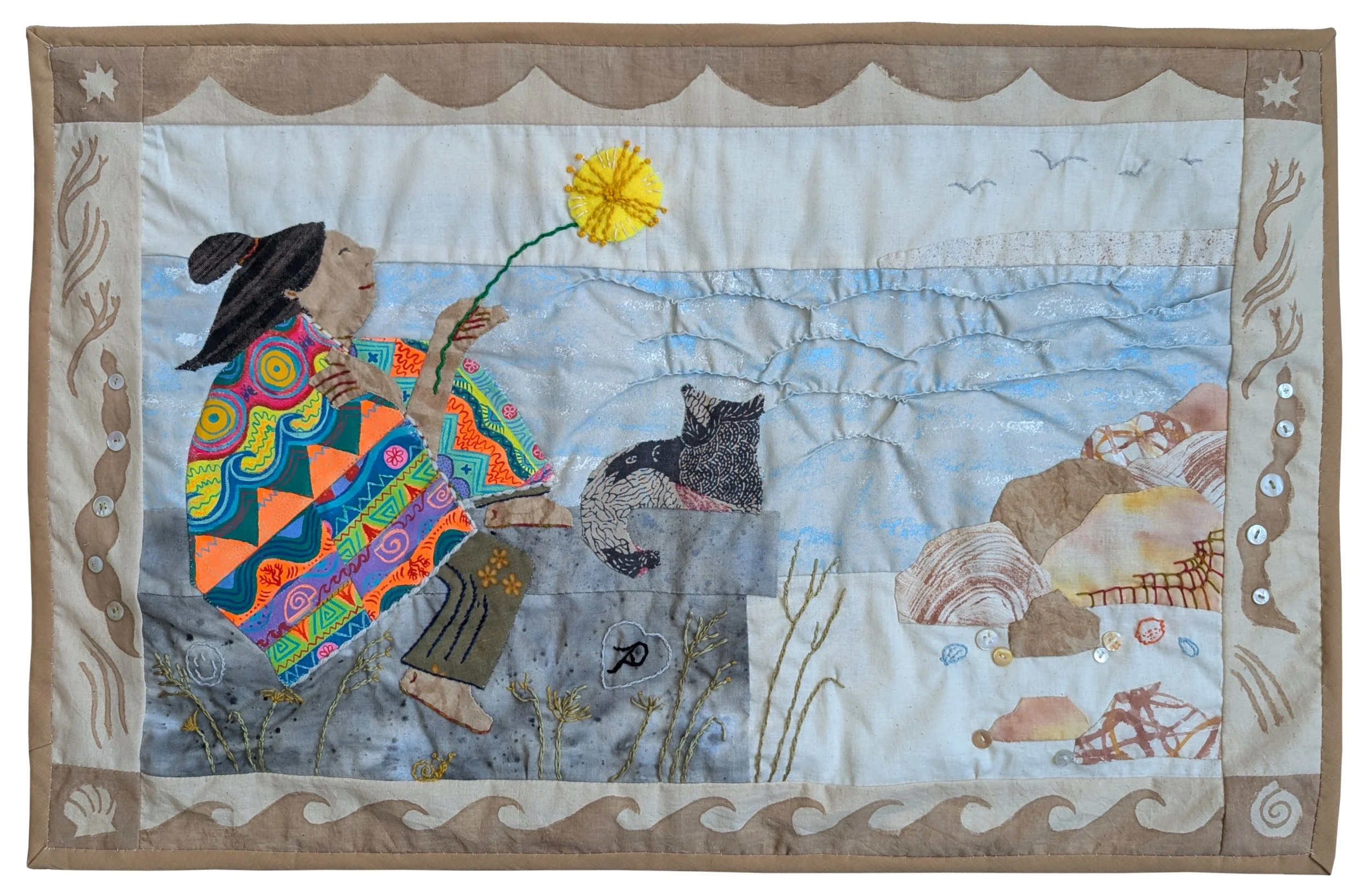 Ode to Pacita Abad /
18.25" x 29" /
Textile