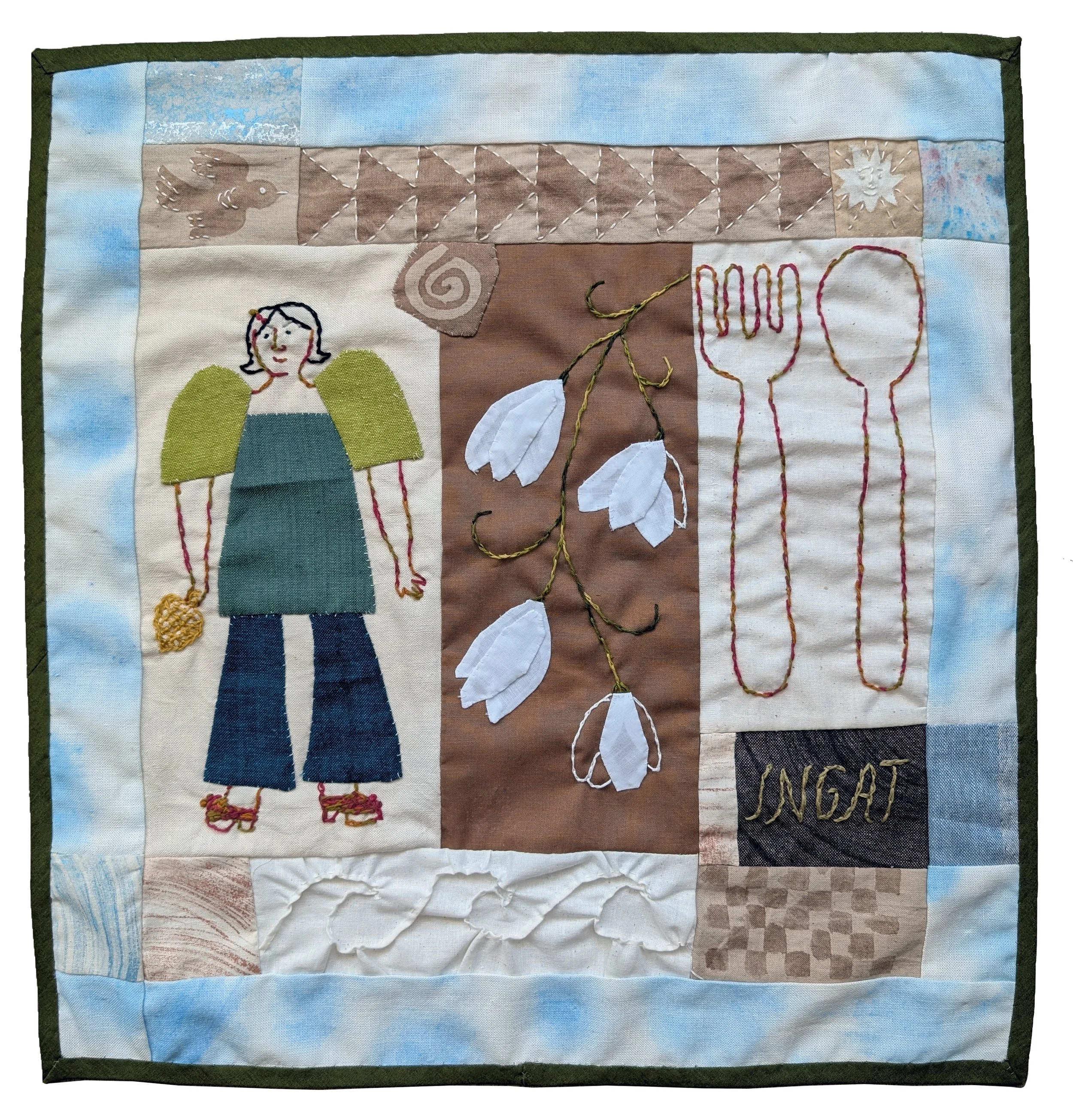 Keepsake 1 /
15.5" x 16.5" /
Textile
