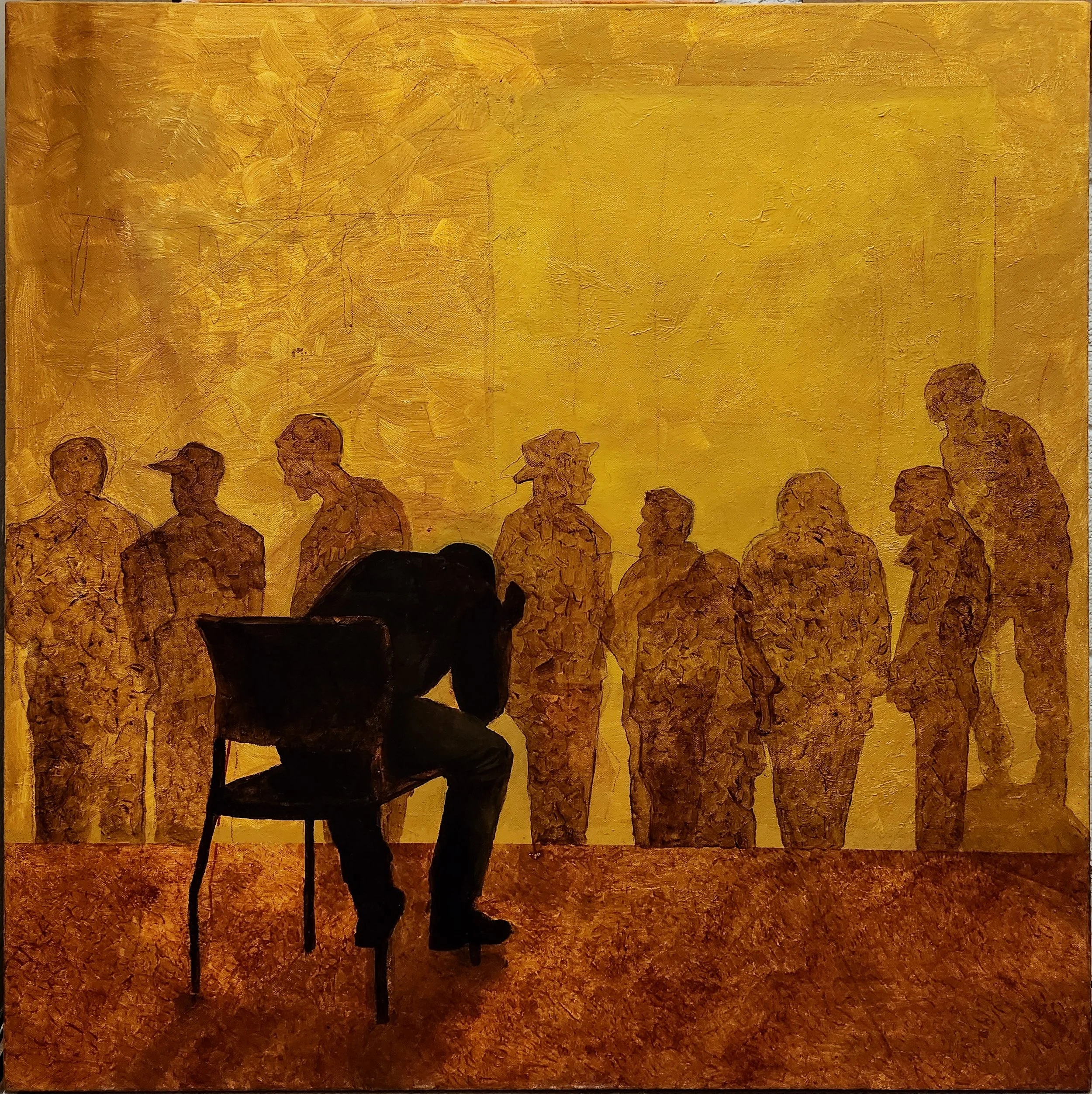 Dinner Party
48"x48"
Oil on Canvas