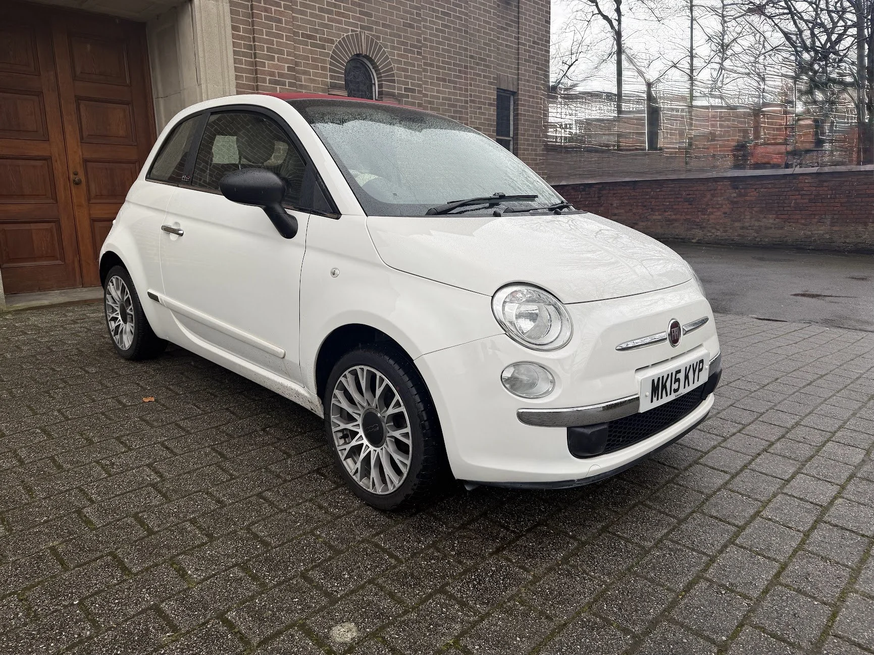 SOLD 2015 Fiat 500 Cabriolet.