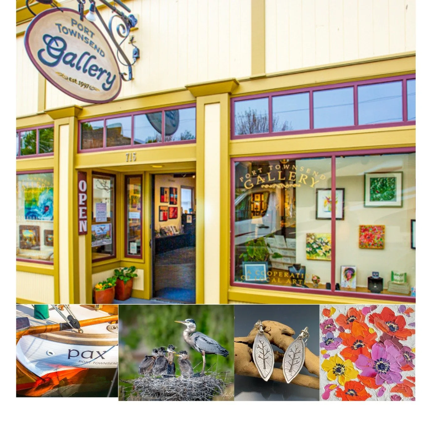 If you're a 2-D or 3-D artist who'd like to join our fabulous co-op art gallery, please check us out. We're in our 29th year with local photographers, painters, weavers, jewelers, ceramicists, glass workers and print makers. Information and applicati