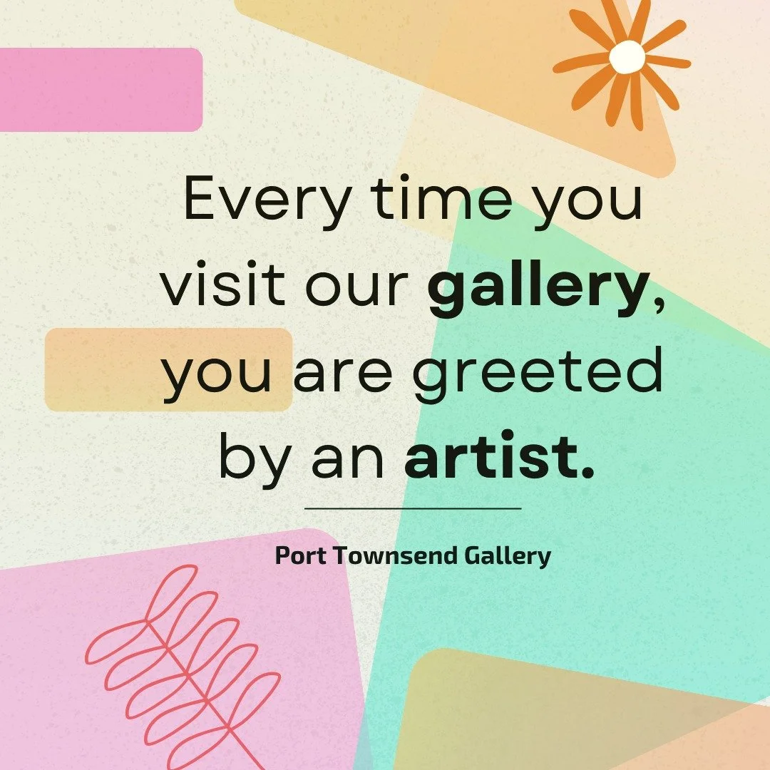 Immerse yourself in an everchanging display of original art, including jewelry, glass, wood, paintings, woodblock prints, weavings, fabric constructions, and photographs, plus more. Artist run for over twenty-nine years in Port Townsend, Washington h