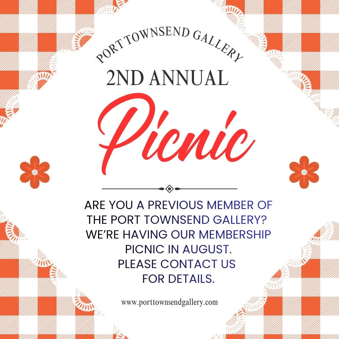 We've been here for 29 years! Were you a member in the past? We'd like to invite you to our 2nd annual picnic to celebrate our cooperative art gallery. Get in touch with us for the details. And we'll also invite you to our 30th anniversary, coming up