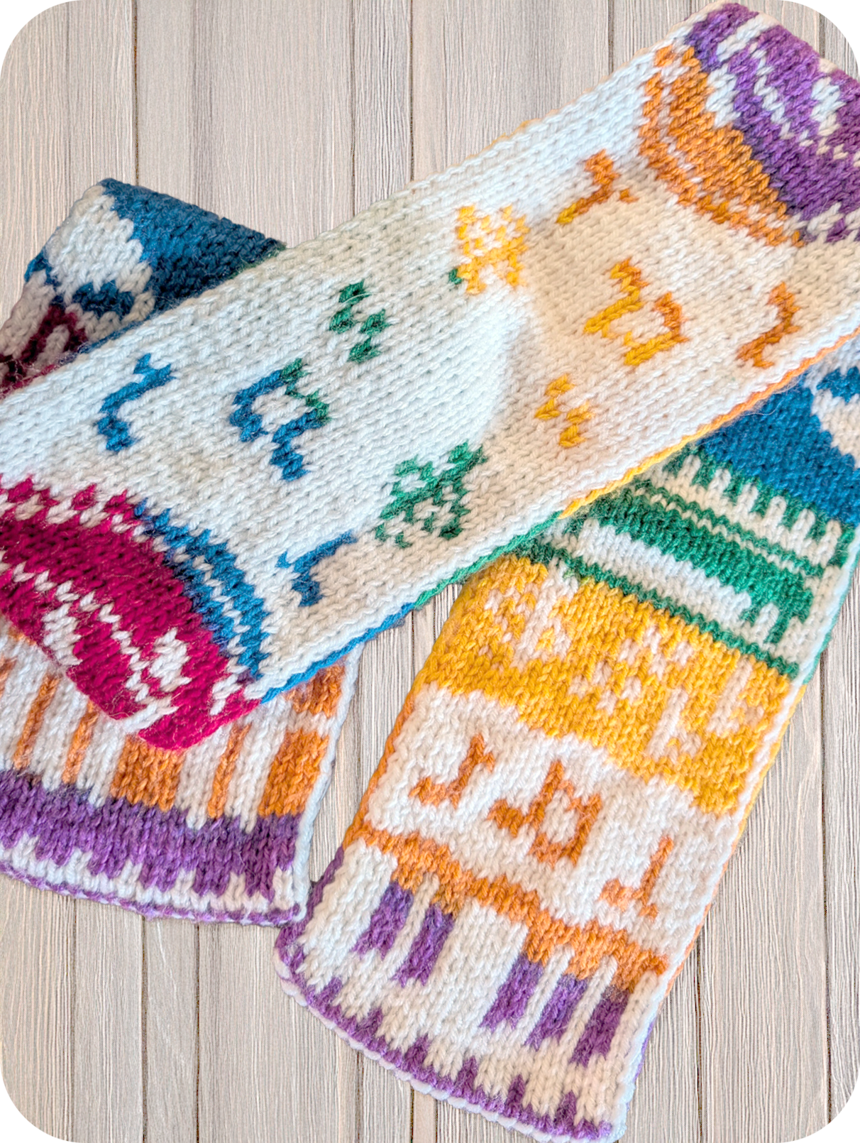 Junior Knit by Note Scarf Pattern