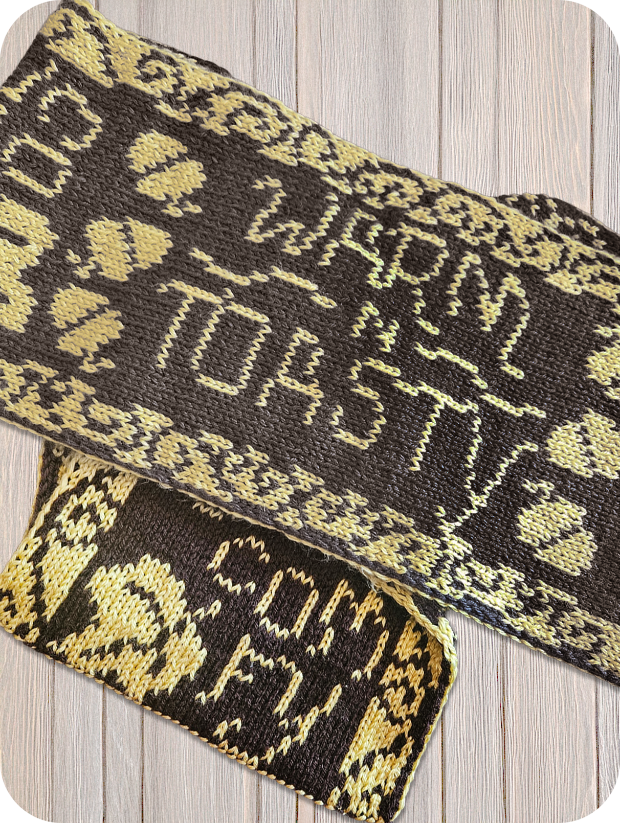 Harvest Hug Scarf Pattern