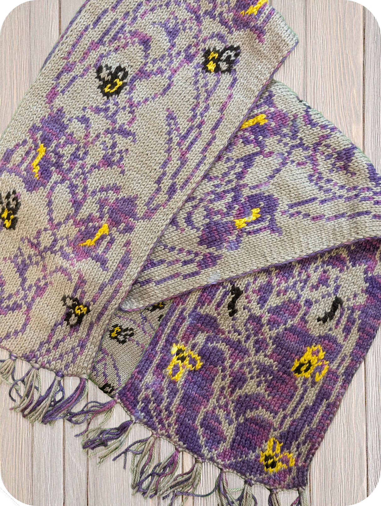Stitch in Bloom Scarf Pattern