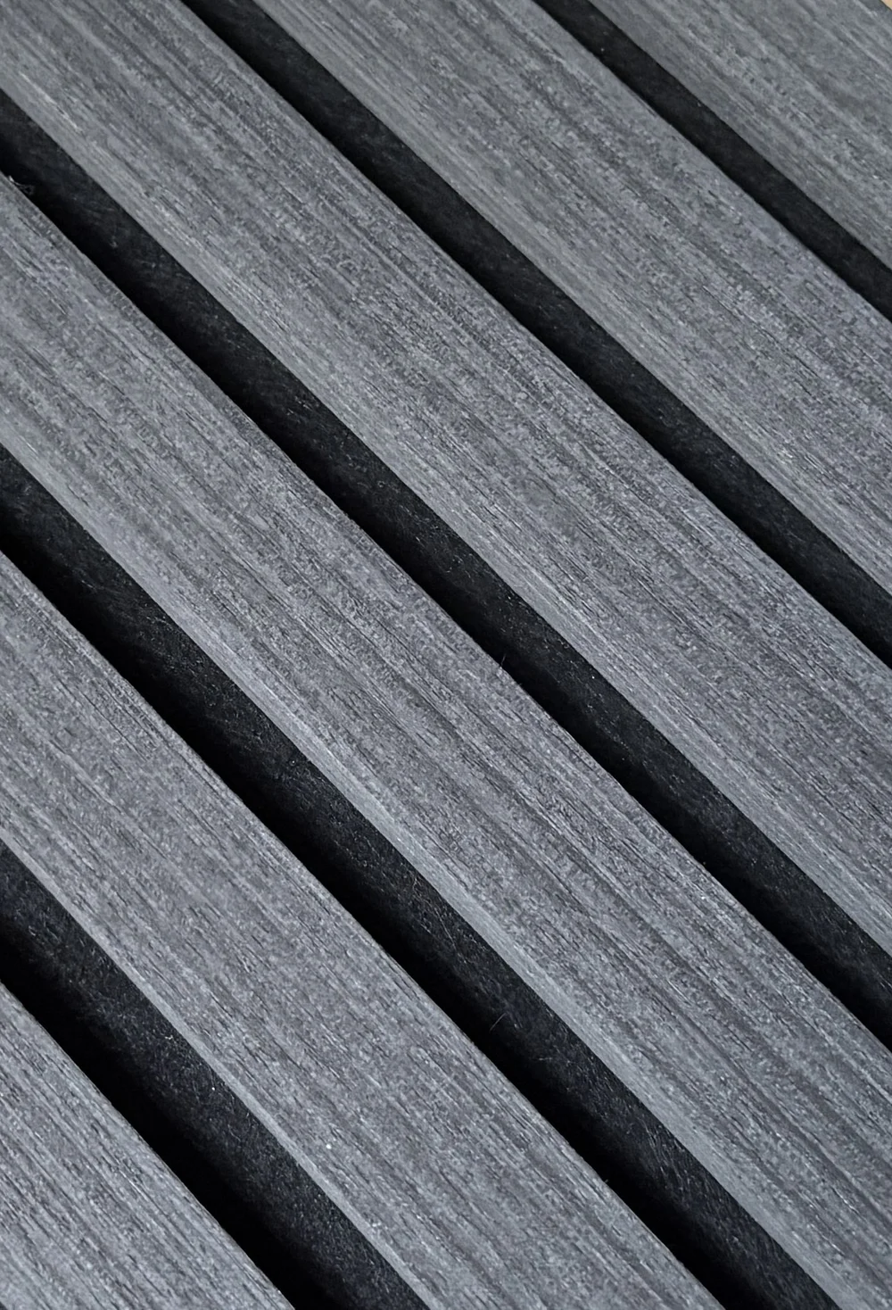 Ebony Akutech acoustic wood panel finish