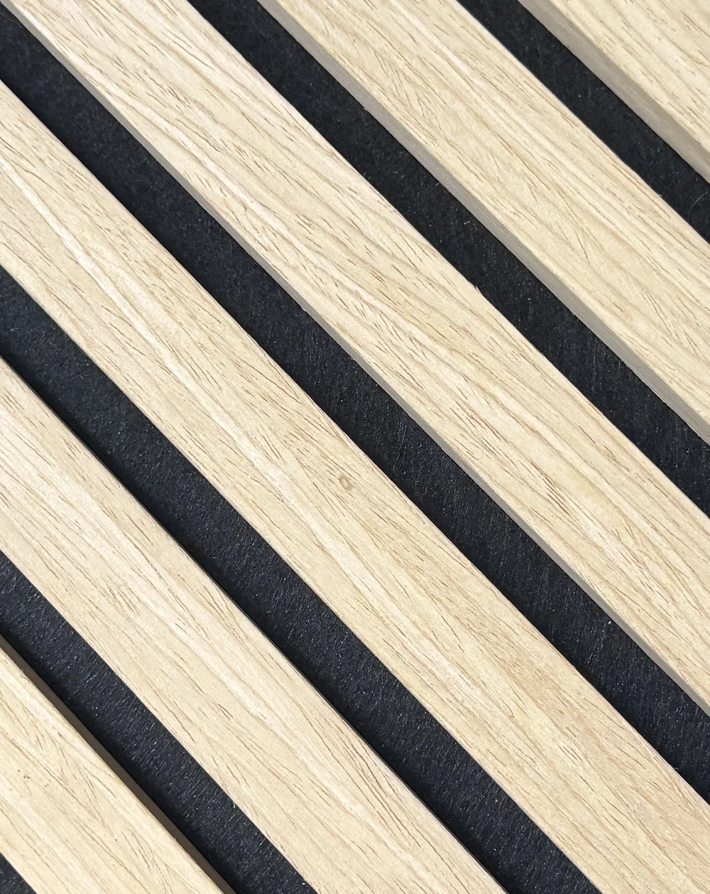 Natural Oak Akutech acoustic wood panel finish