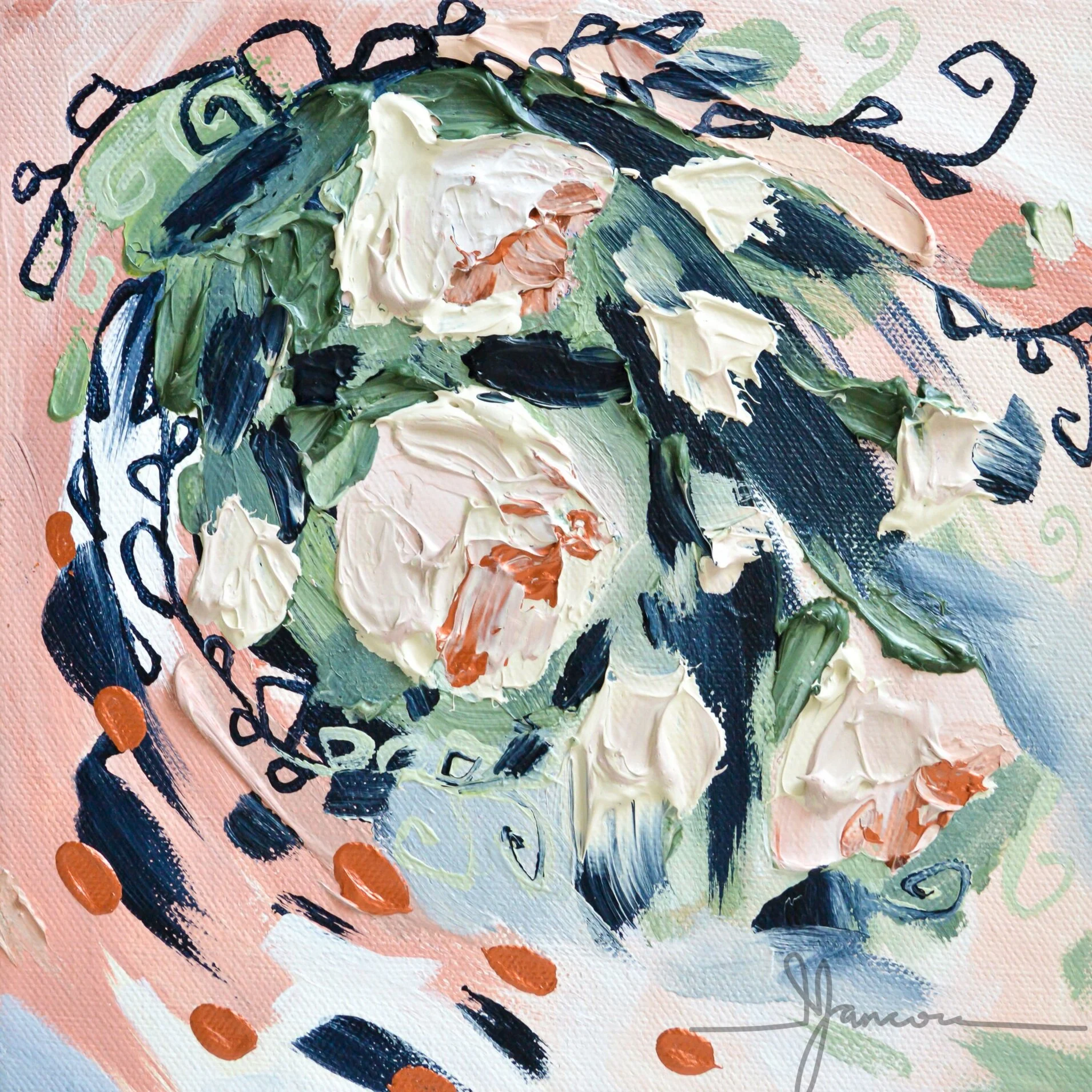 "Mindfulness" Fine Art Canvas Print By Corinne Yancone