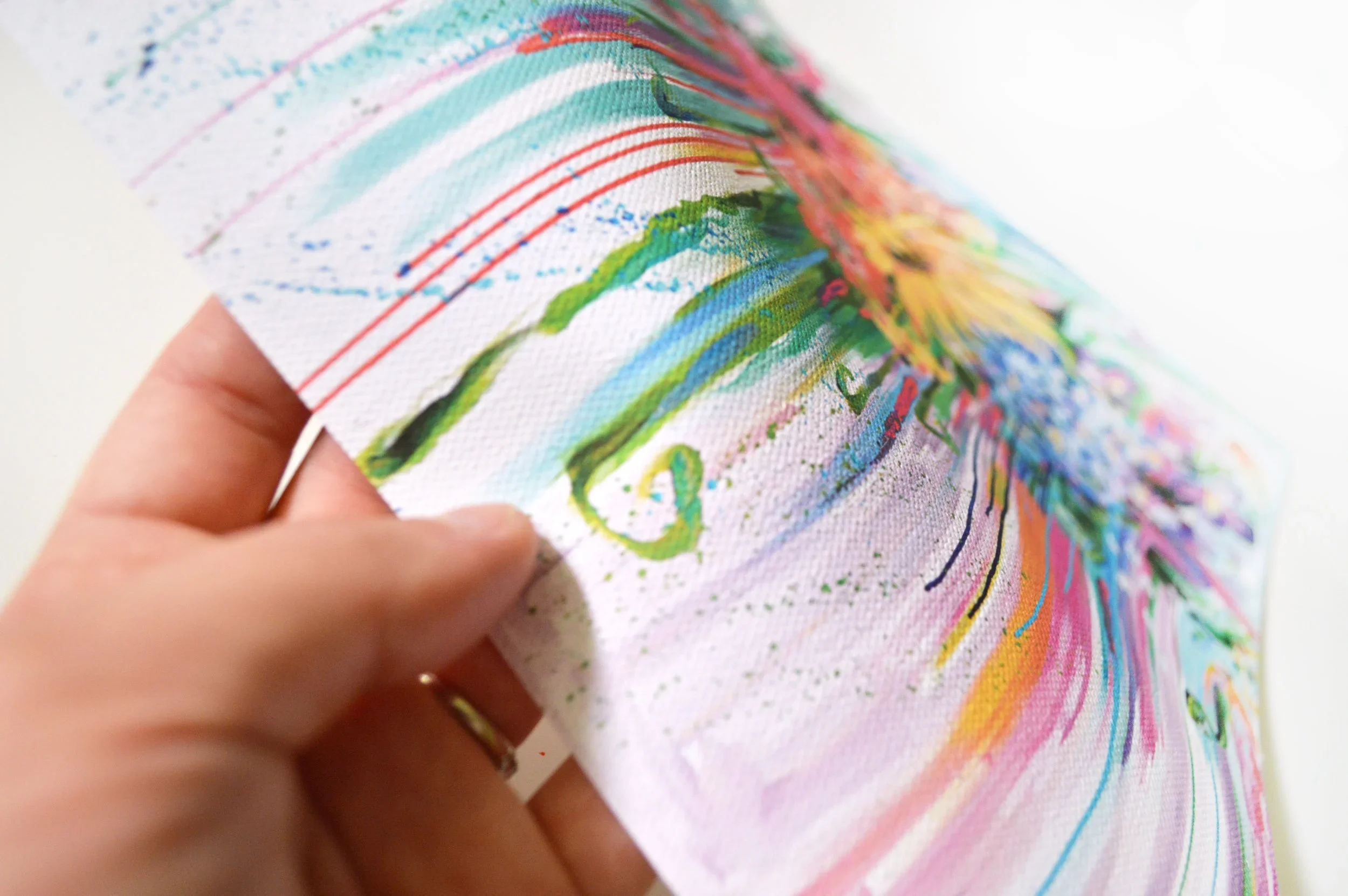 "Pink Silk" Floral Print By Corinne Yancone