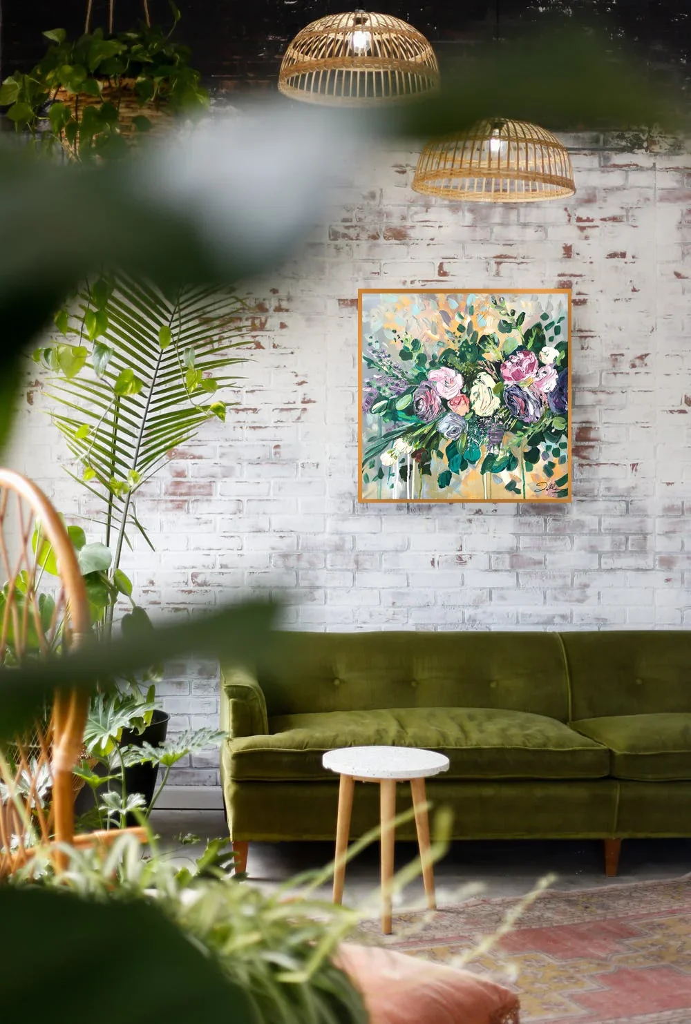 "Dawn" Floral Print By Corinne Yancone