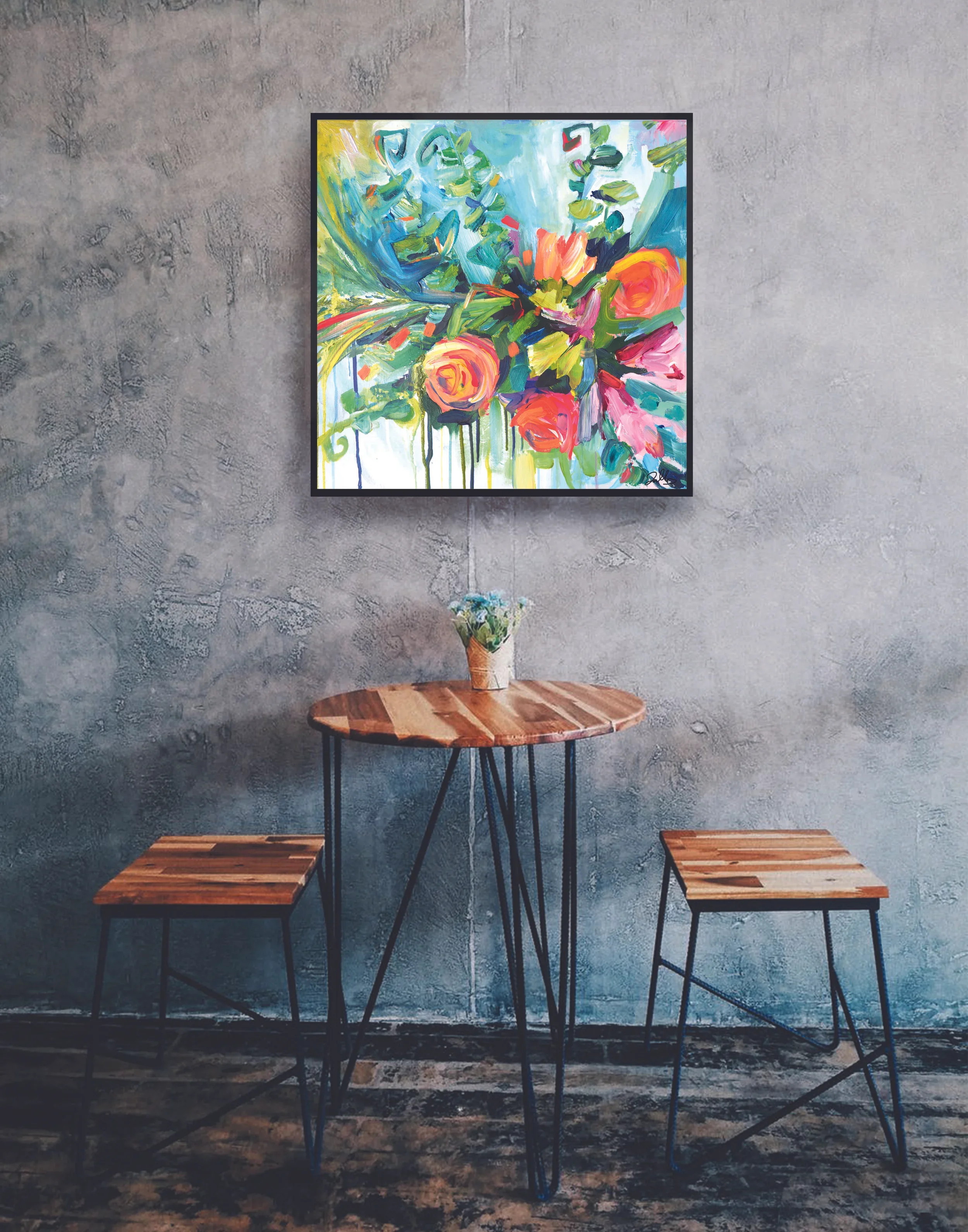 "Sass-A-Frass" Floral Print By Corinne Yancone