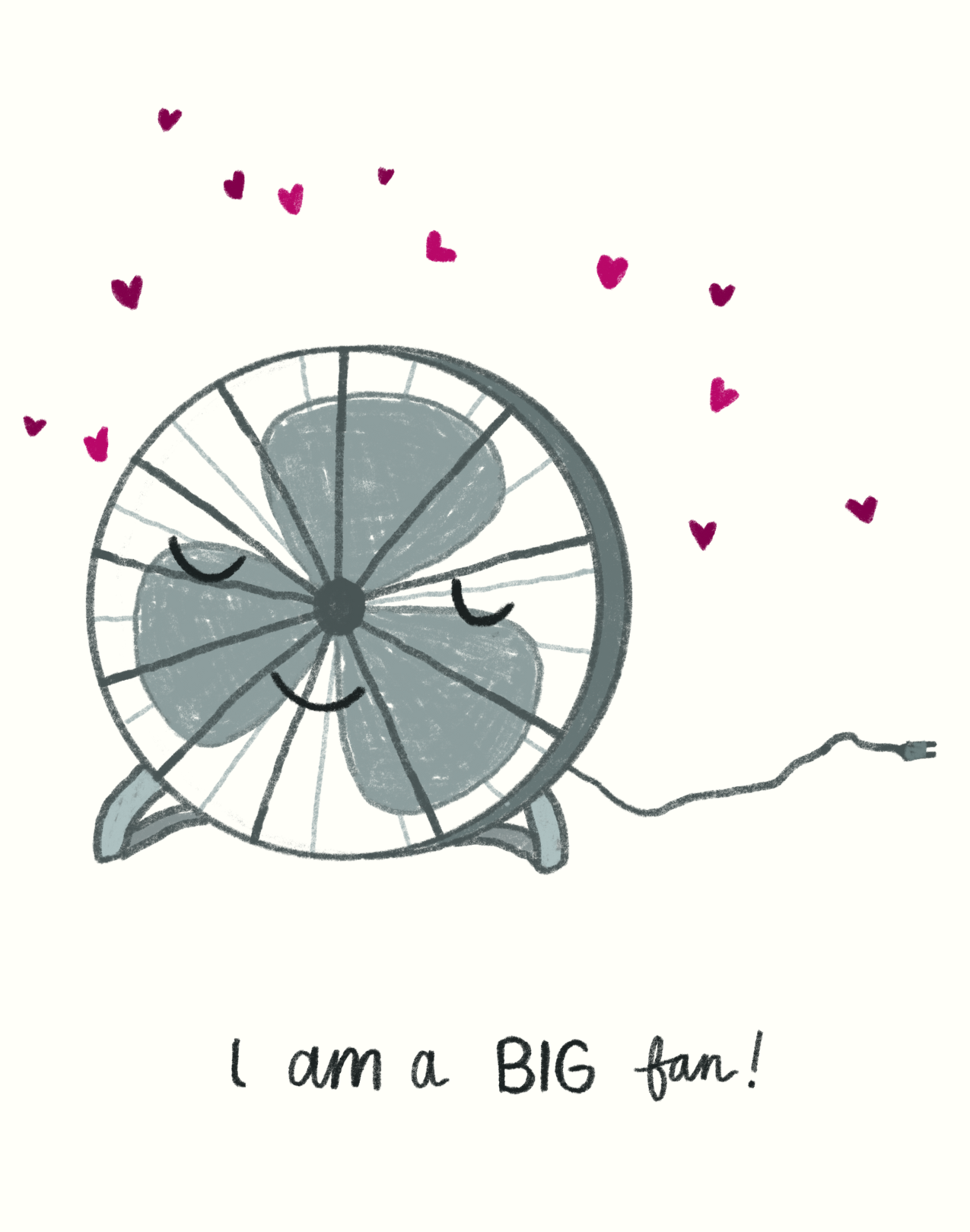 Im a BIG Fan, Card