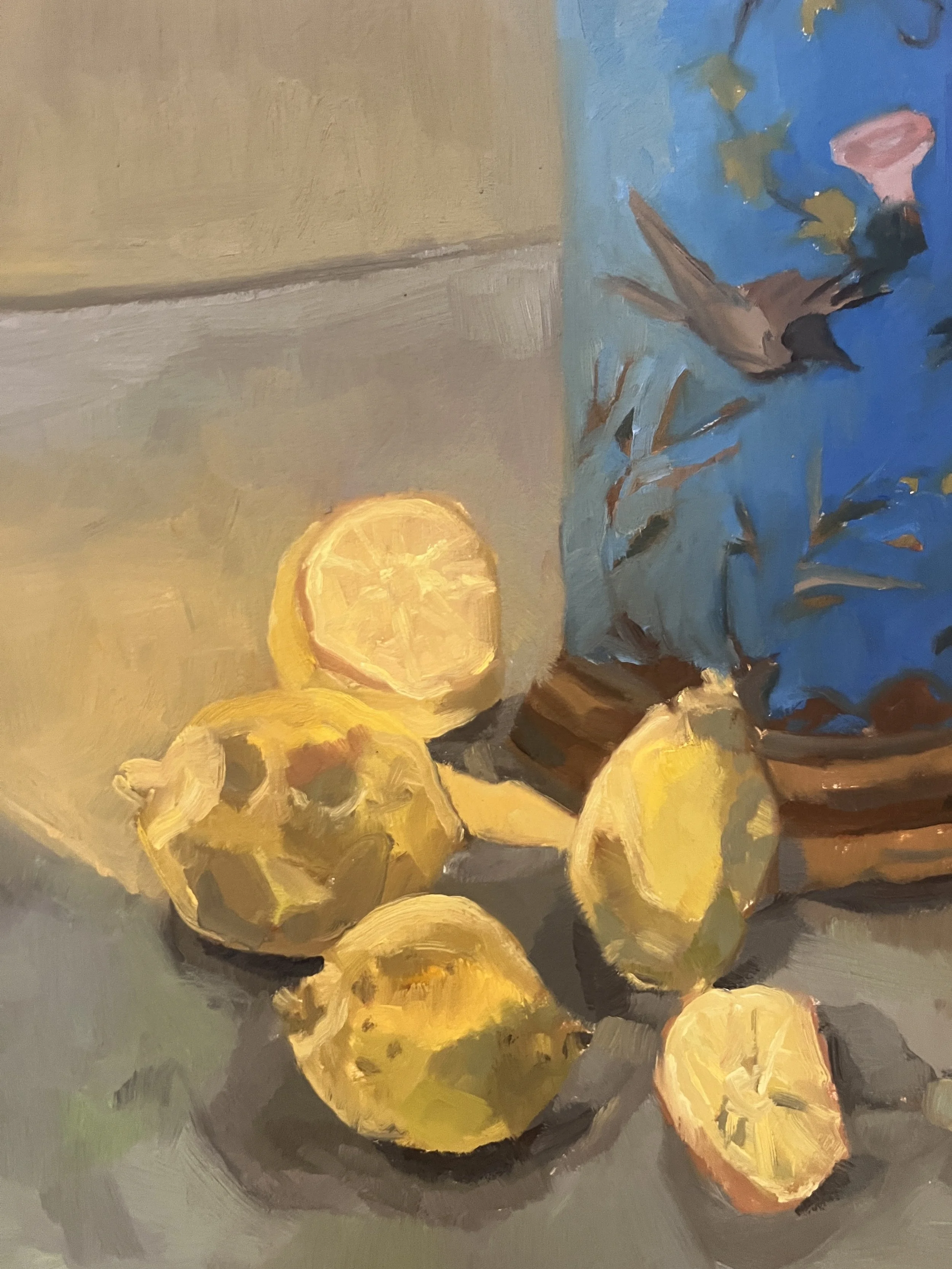Lemons and Blue Lamp