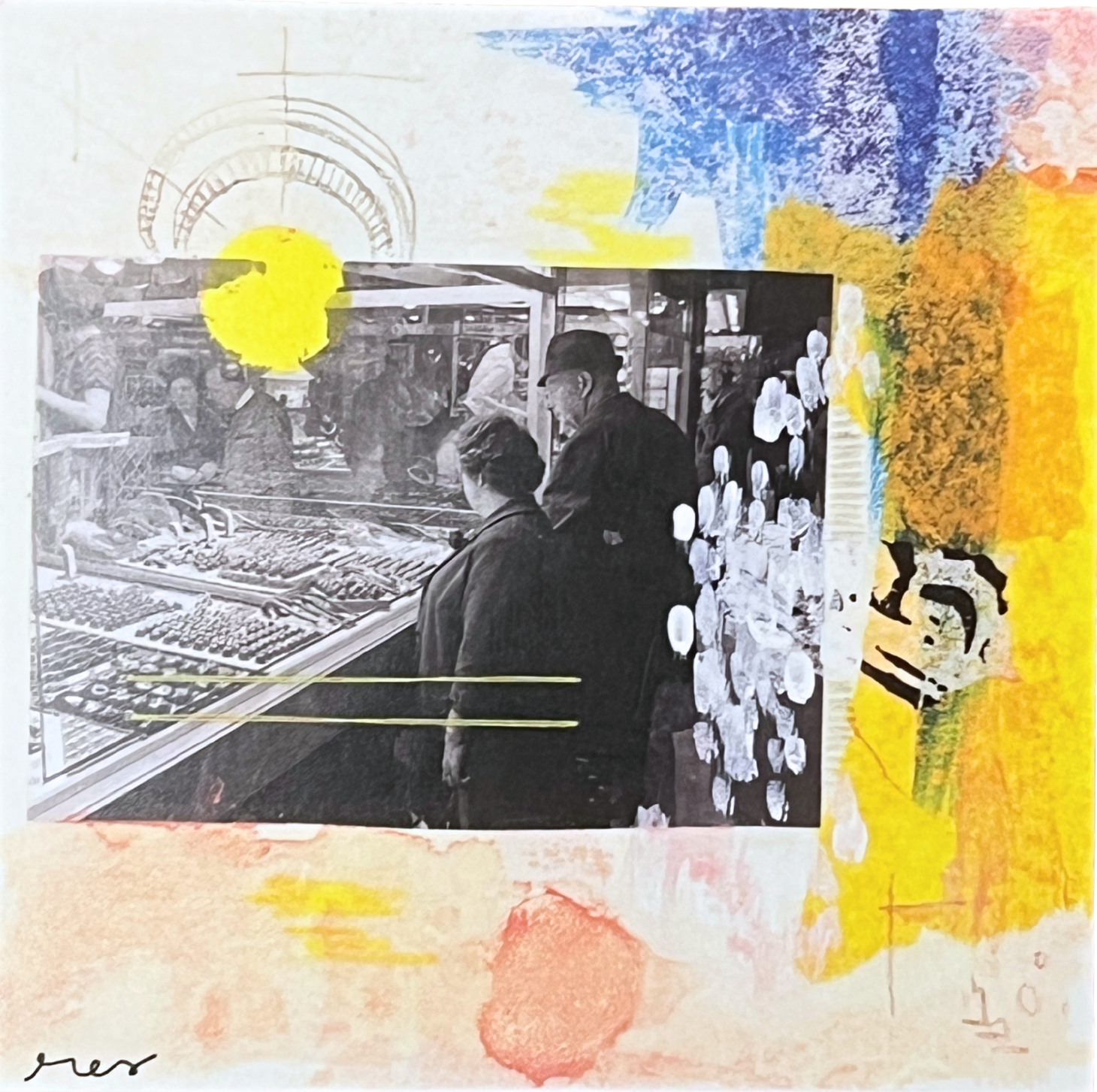 Market Collage Print