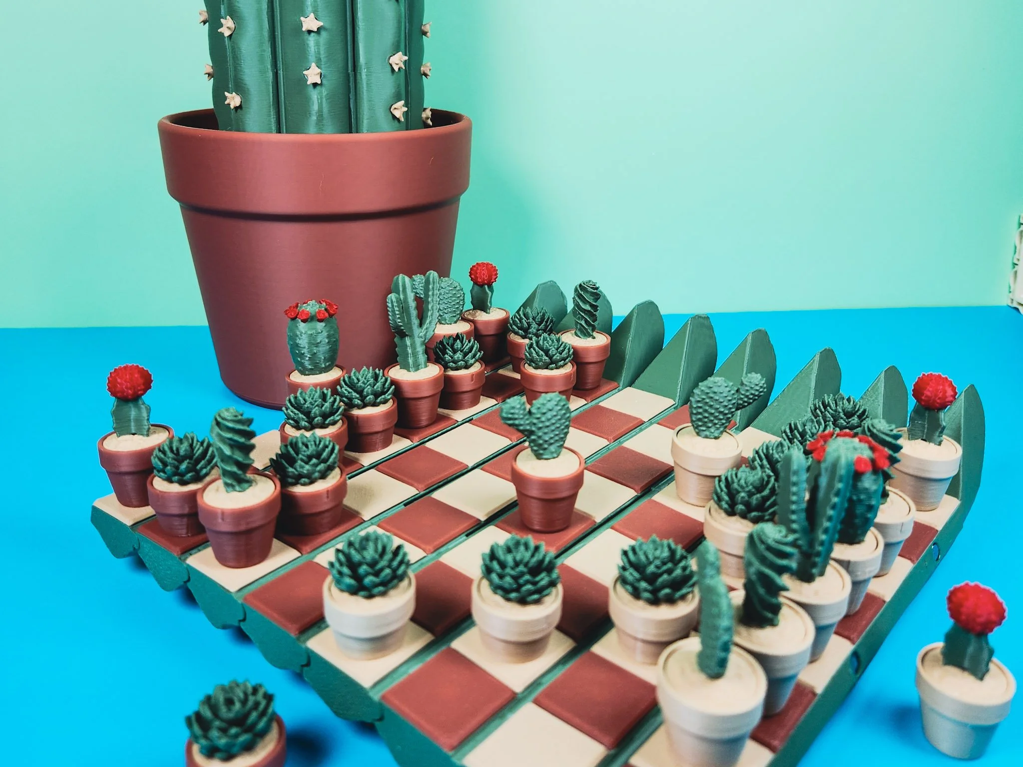 Cactus Chess Set