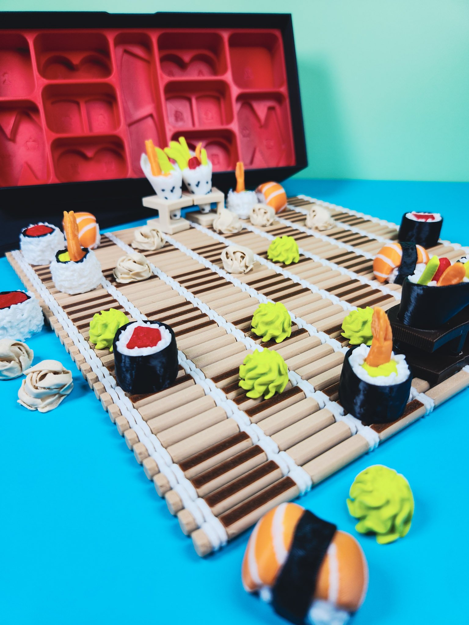 Sushi Bento Box Chess Set
