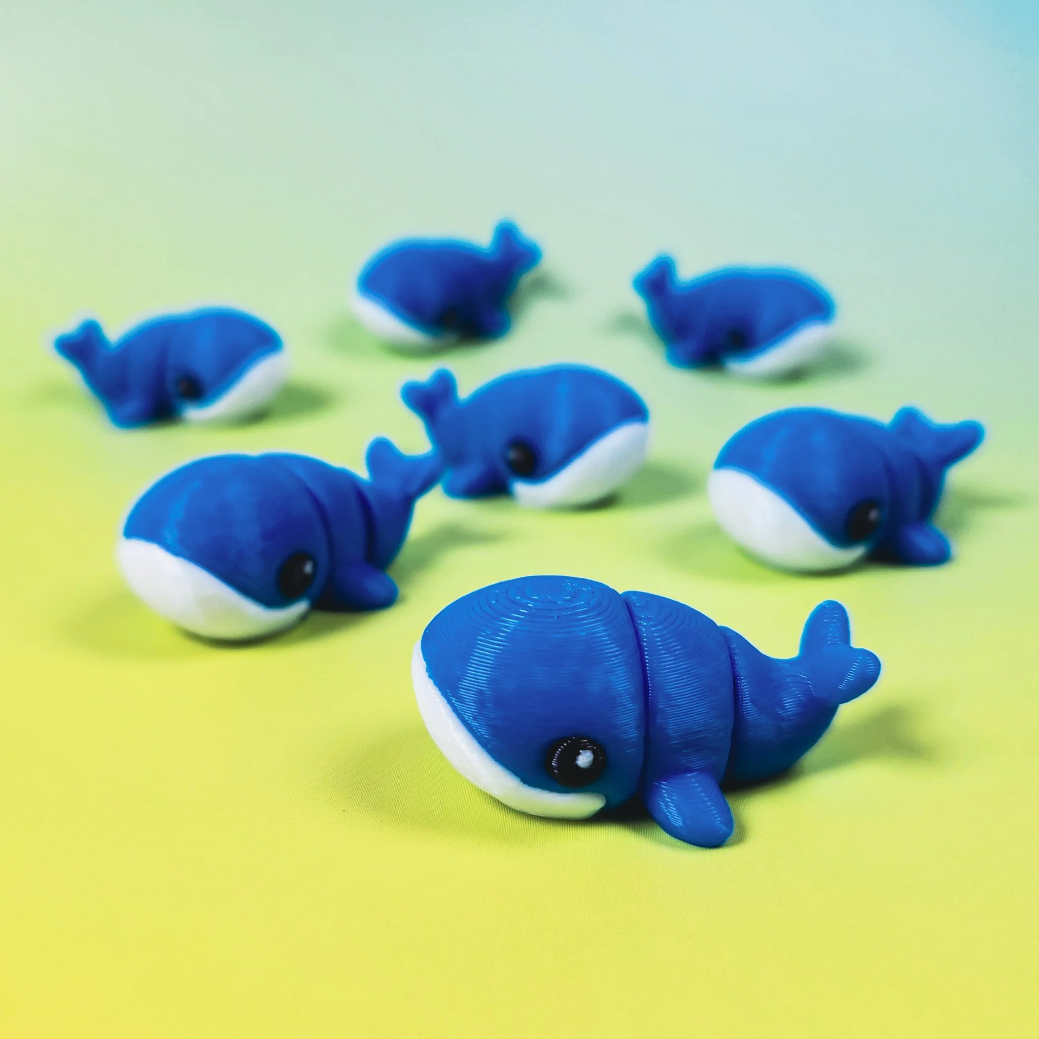Mini Whales - Pack of 7