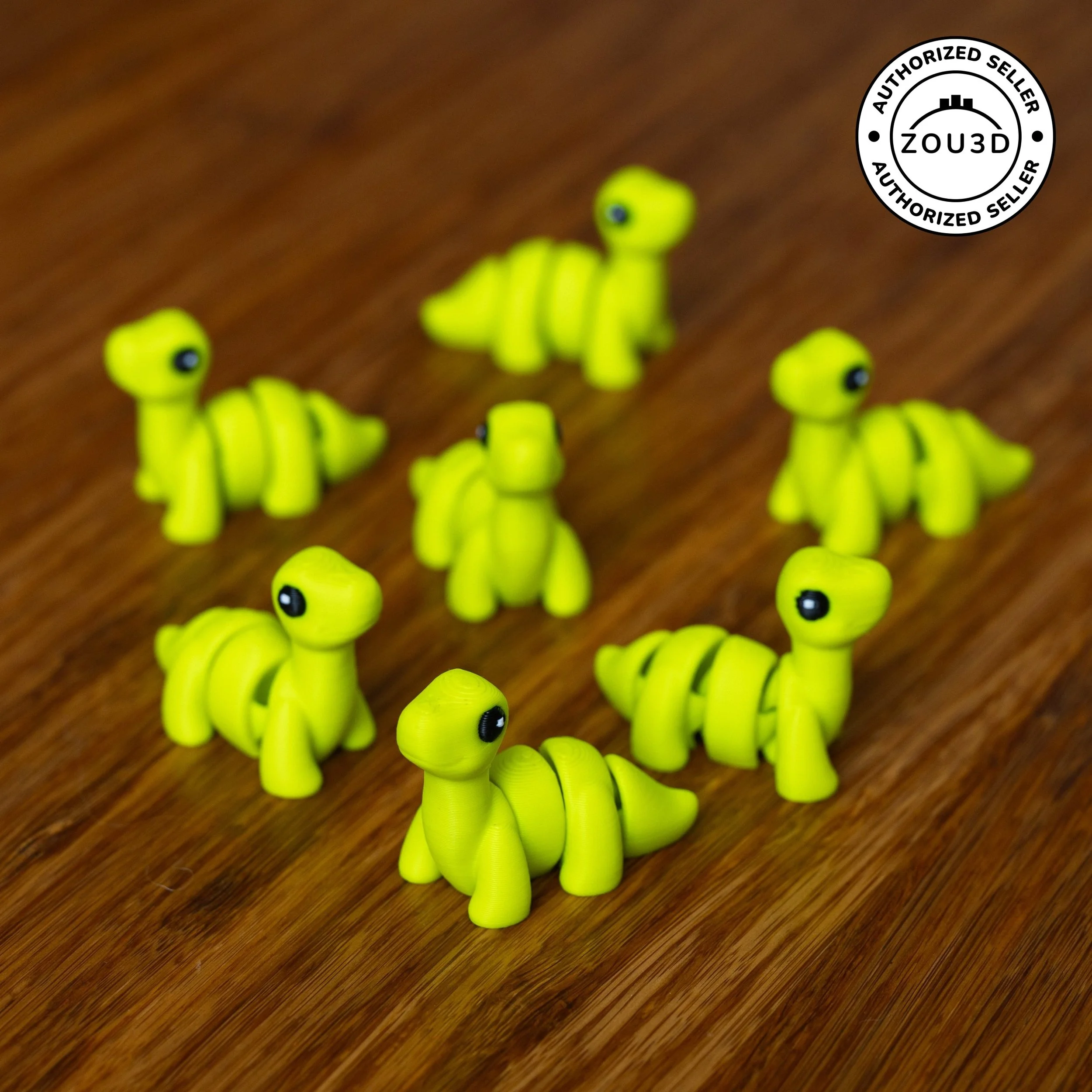 Green Mini Brontosaurus