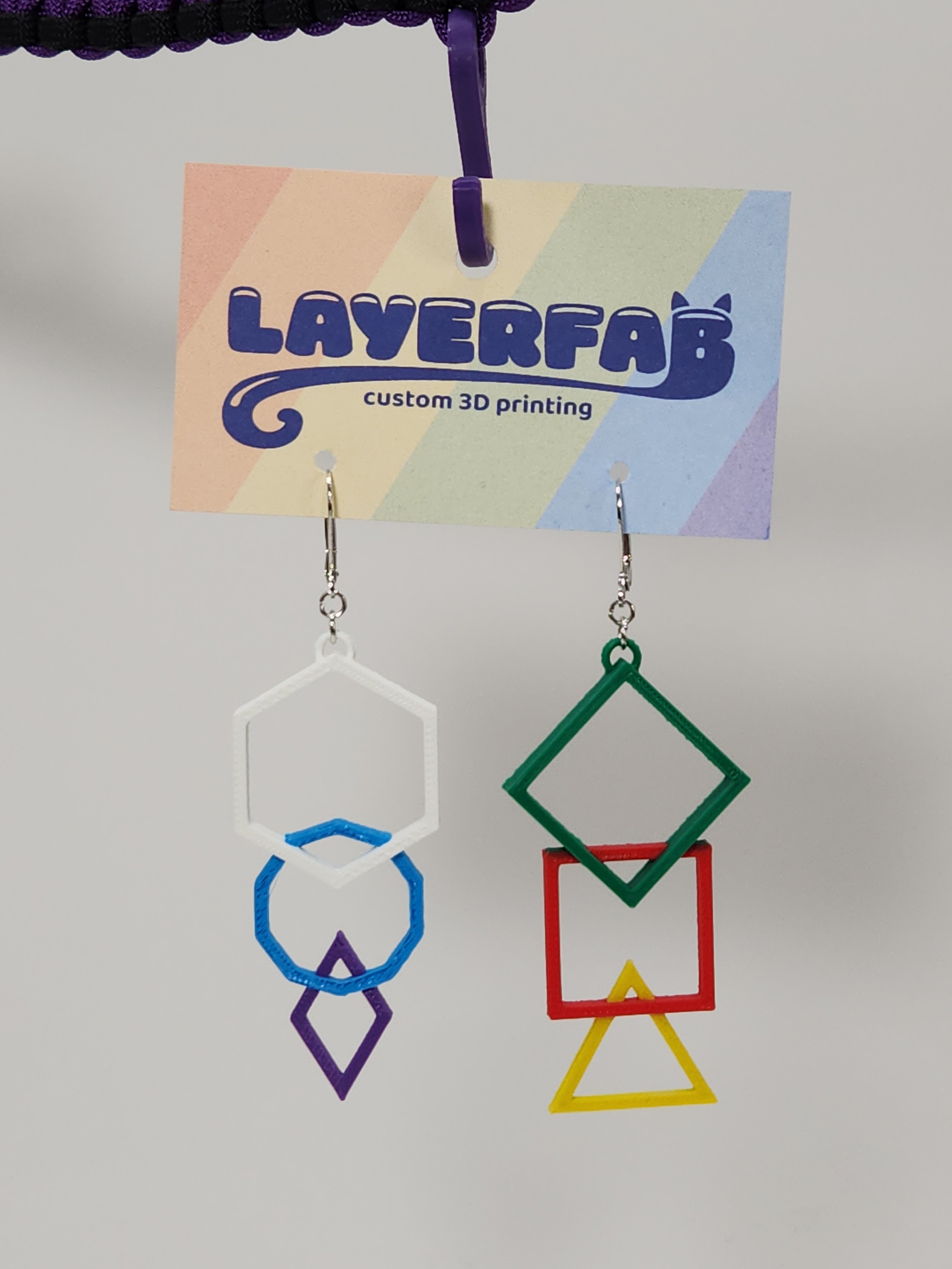 Polyhedral Dice Earrings