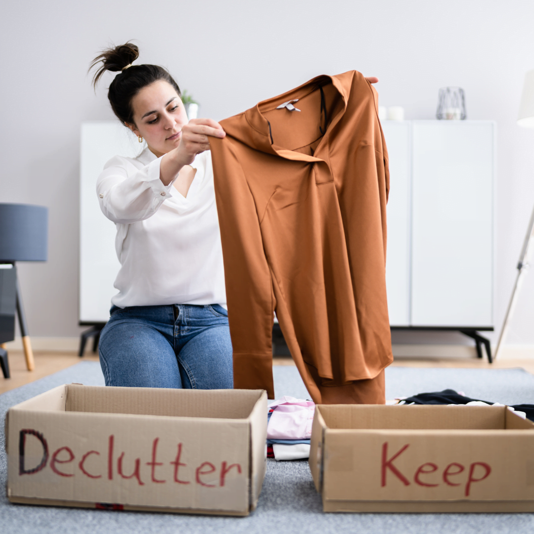 decluttering + stuff