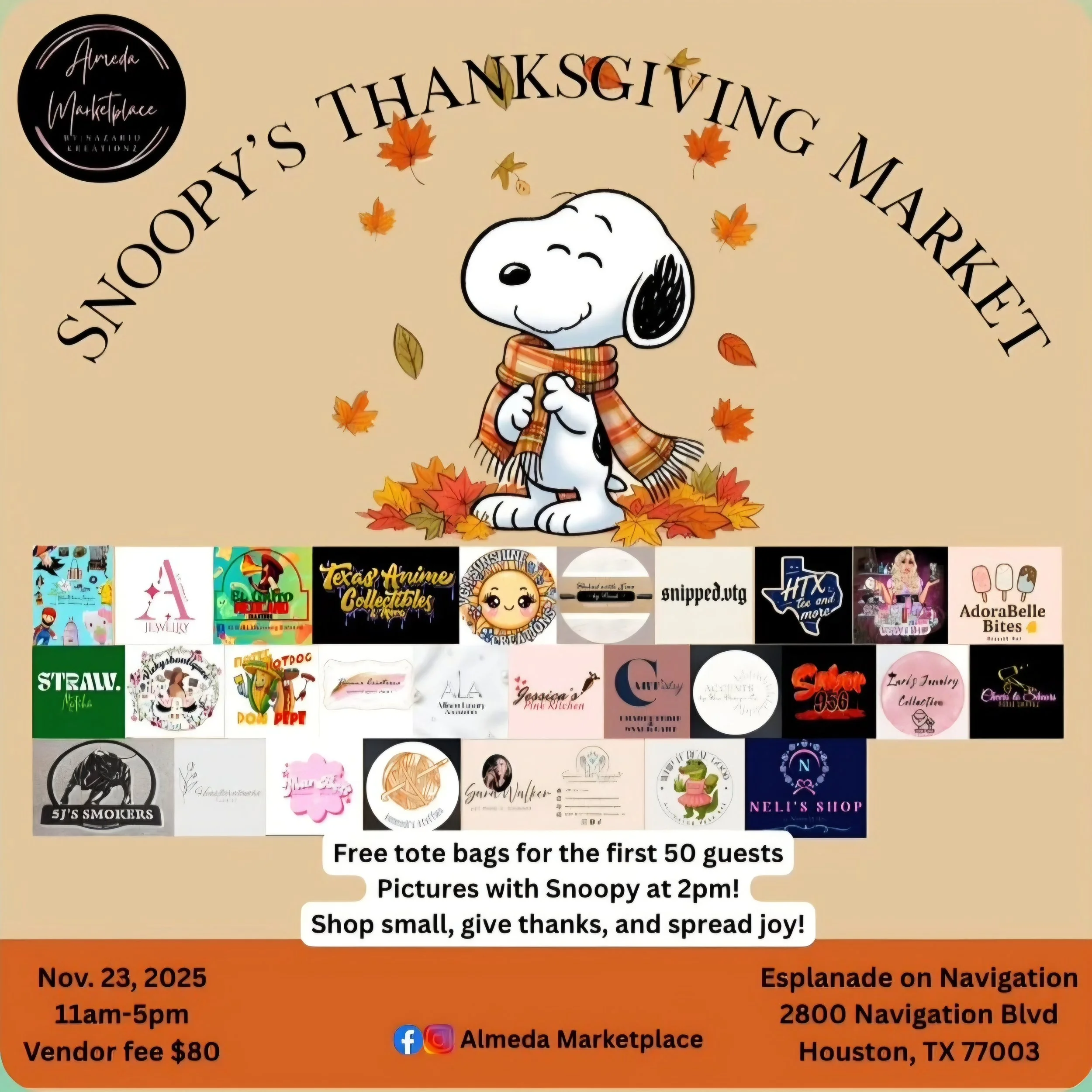 Snoopy’s Thanksgiving Market
