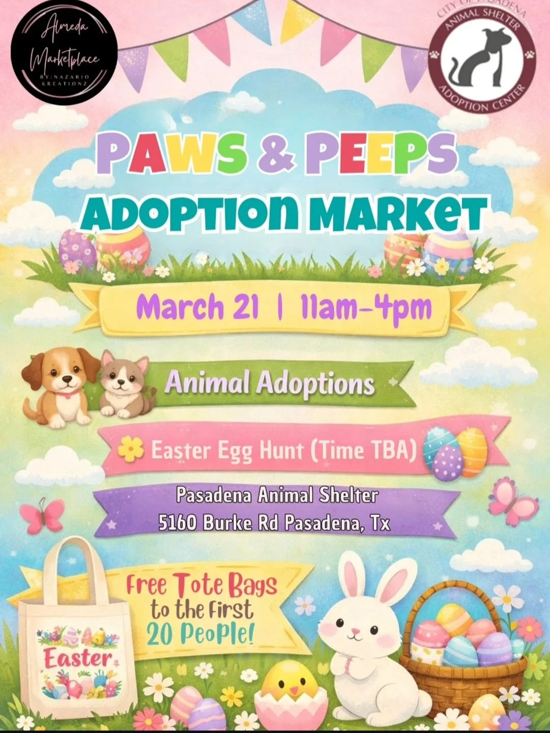Paws & Peeps Adoption Market