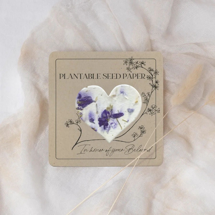 Plantable Memorial/Tribute (Indigo)