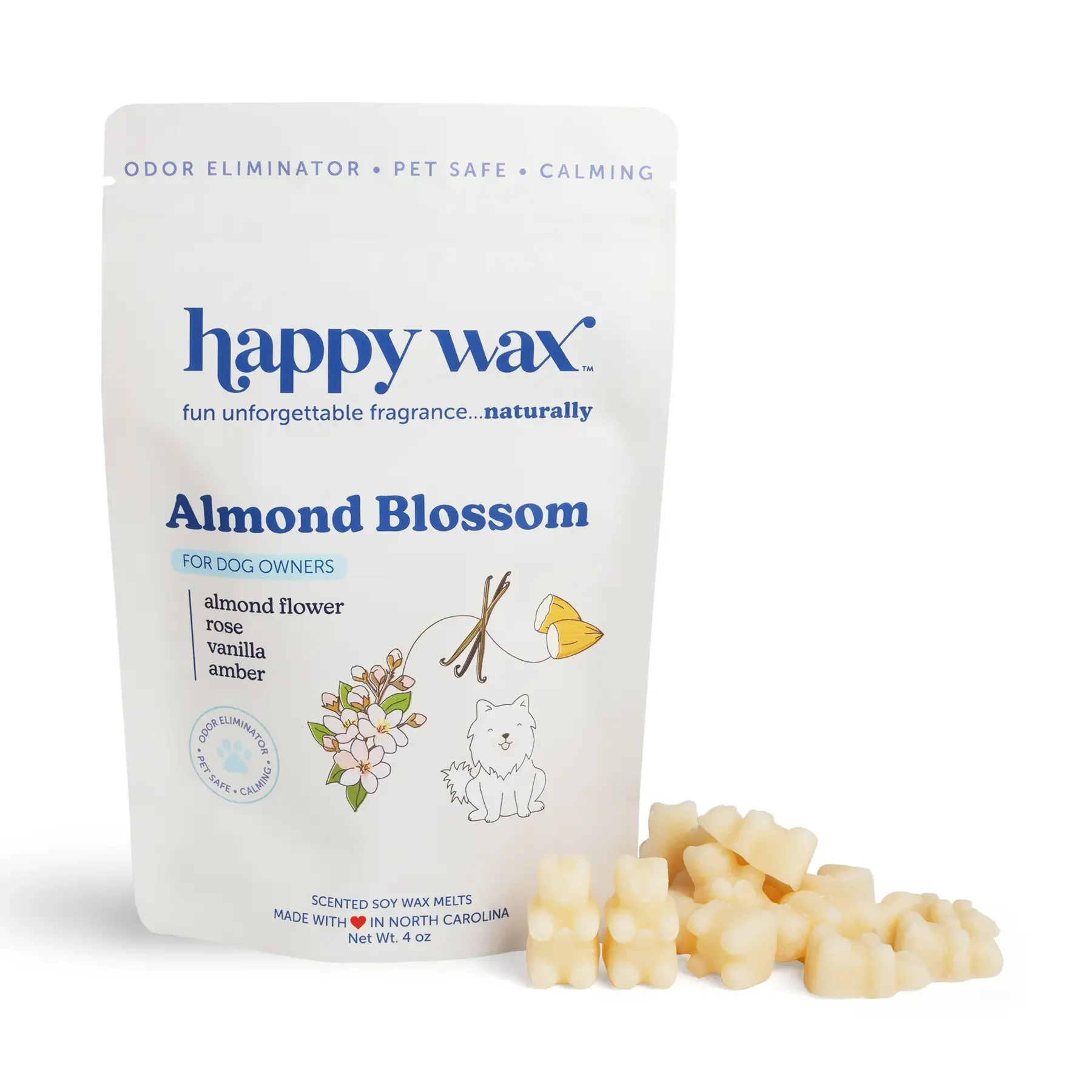 HappyWax Wax Melts- Almond Blossom