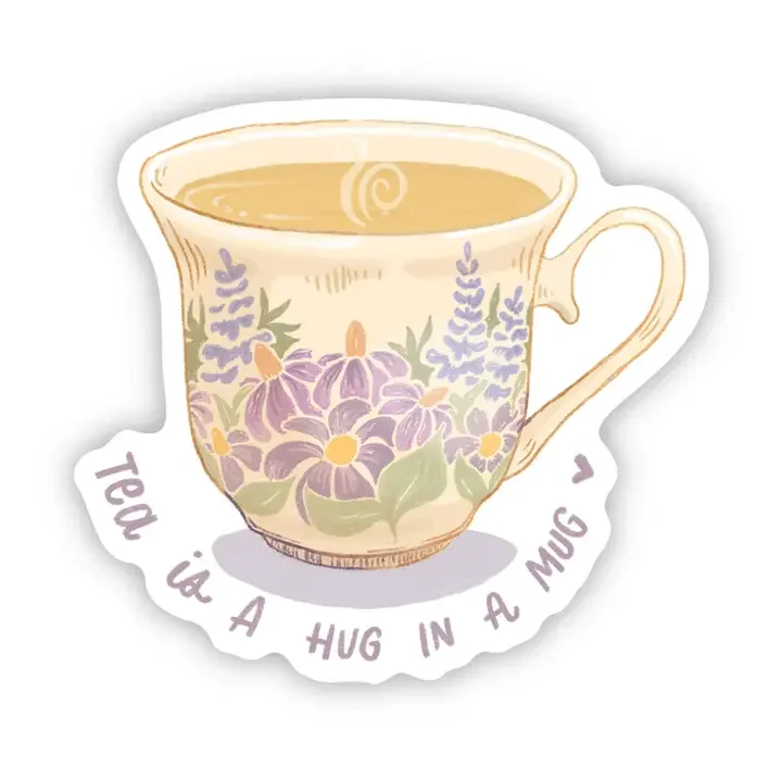 Tea Hug in a Mug Sticker