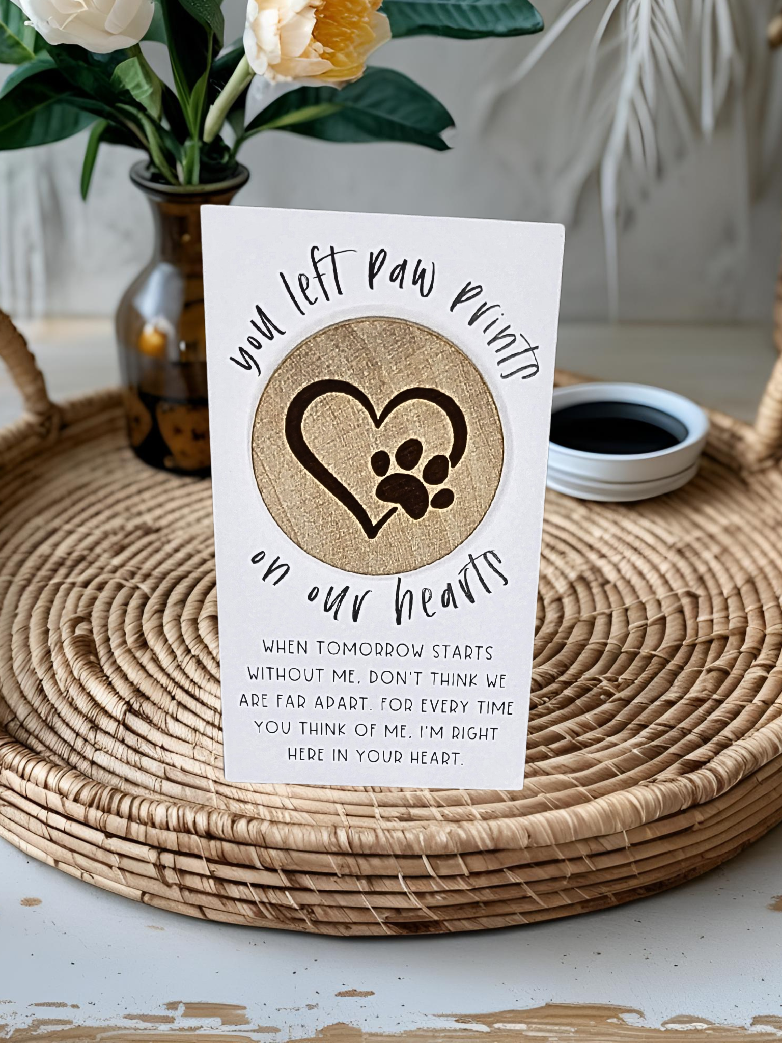 Wood Engraved Token