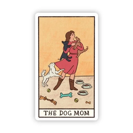 "Dog Mom" Tarot Sticker