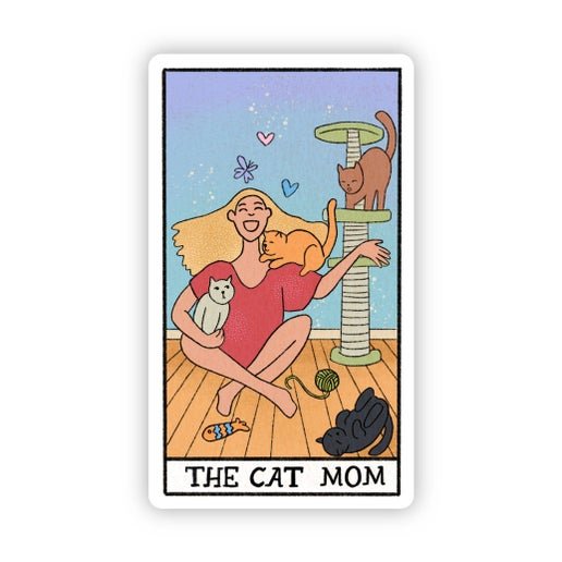 "The Cat Mom" Tarot Sticker