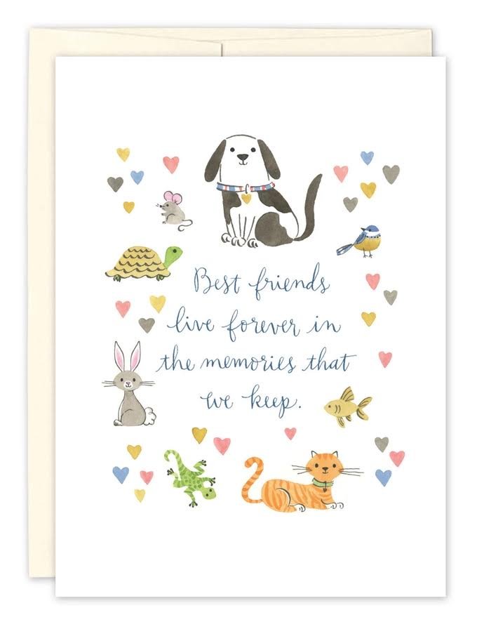 Best Friends Sympathy Card
