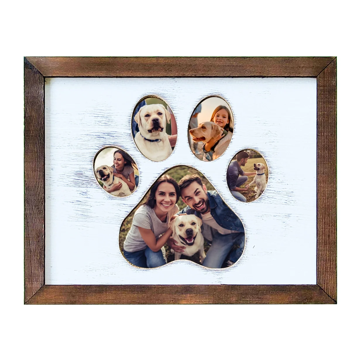 Picture Frame Paw Design- Brown