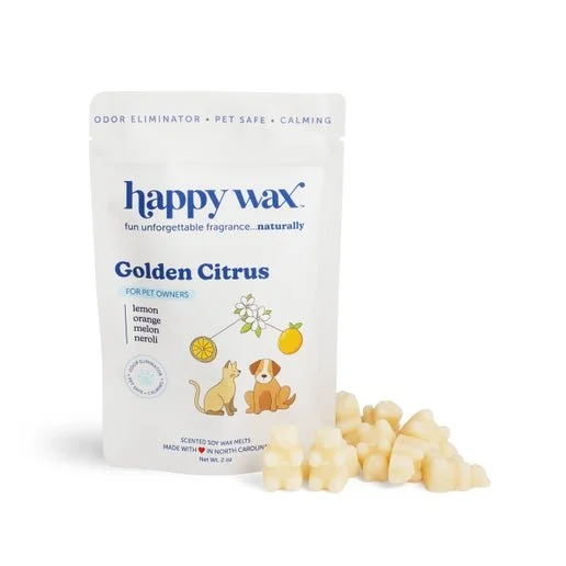 HappyWax Wax Melts- Golden Citrus (2oz)