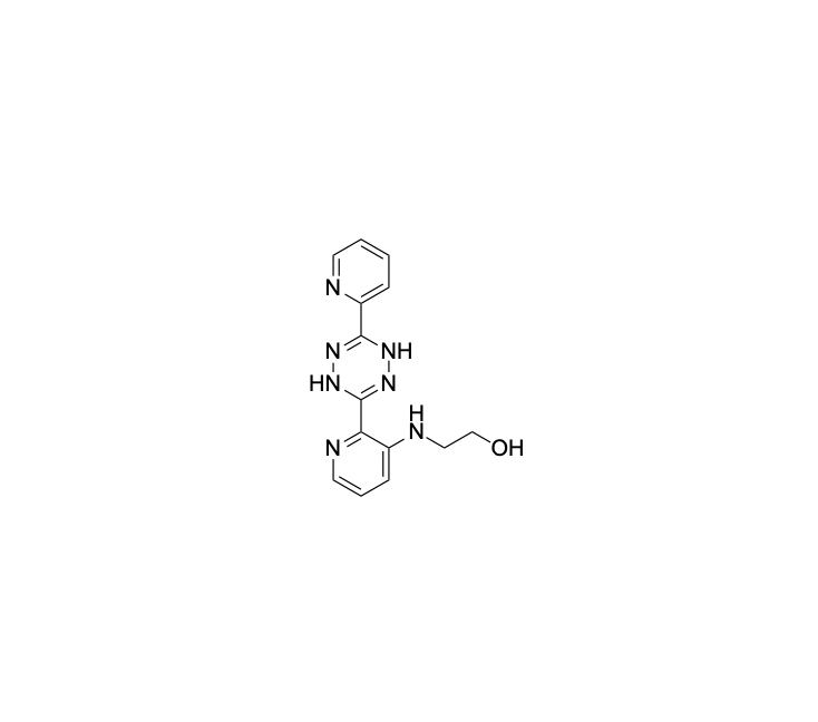 2-((2-(6-(pyridin-2-yl)-1,4-dihydro-1,2,4,5-tetrazin-3-yl)pyridin-3-yl)amino)ethan-1-ol ADCC-0048.png