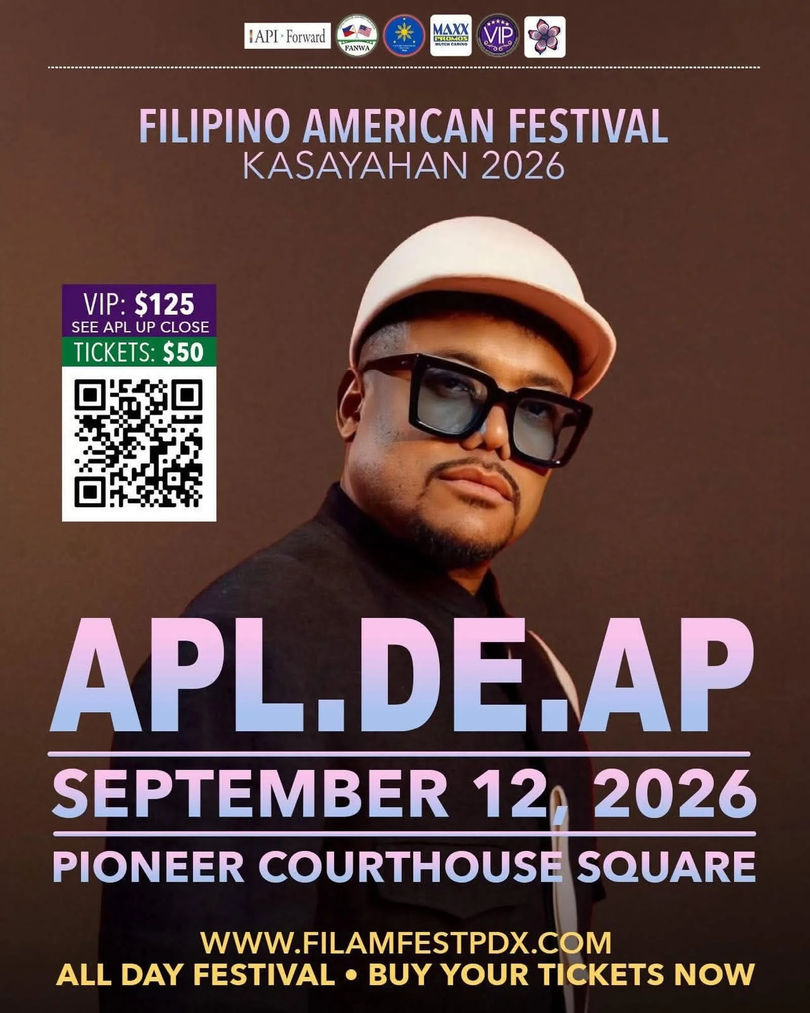 Filipino music icon, Apl.de.Ap, to Headline 2026 Kasayahan Filipino American Festival Portland